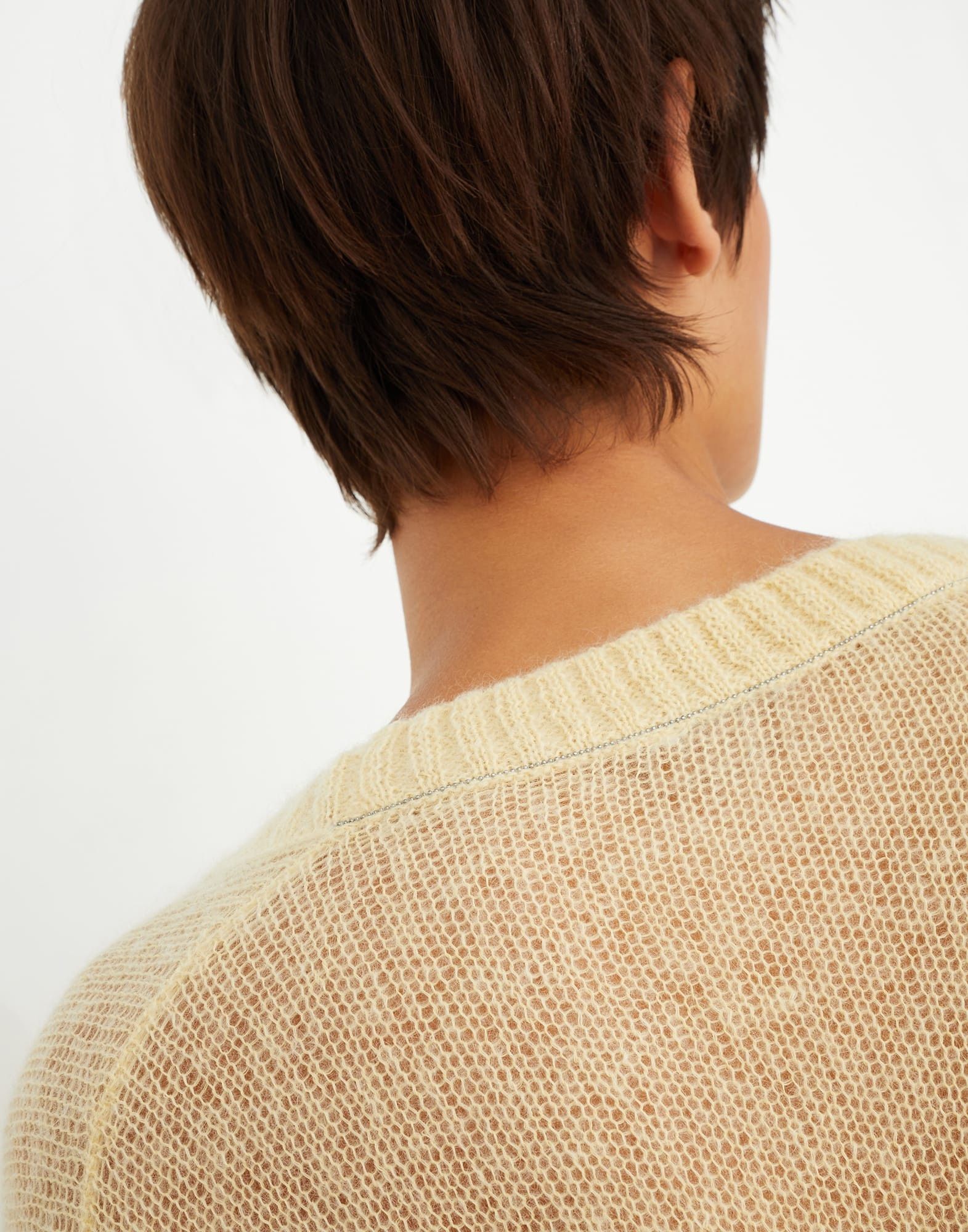 o1w1db10825 Cardigan in Bright Yellow