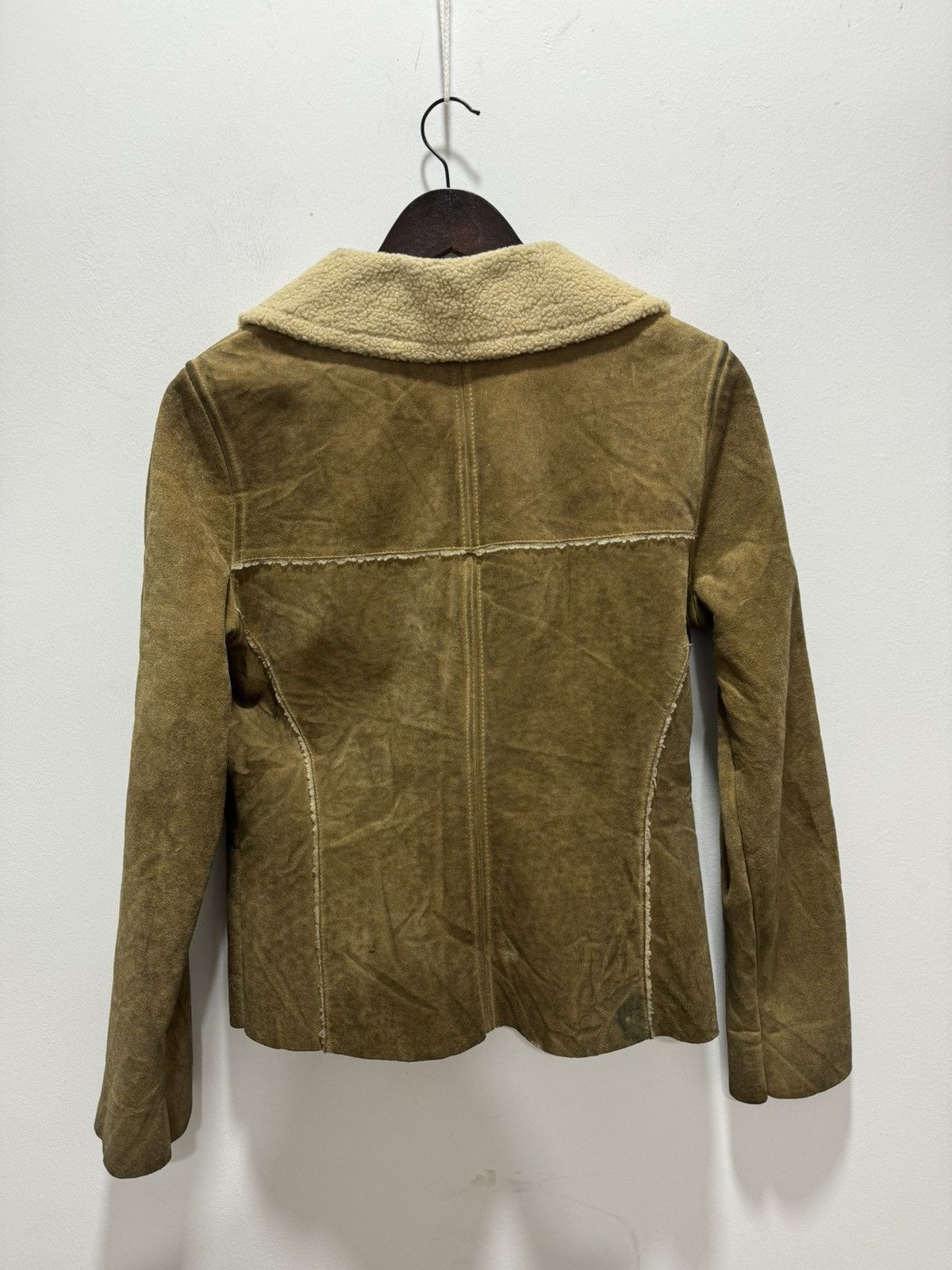 VINTAGE GAP SHERPA SHEARLING GENUINE LEATHER JACKET
