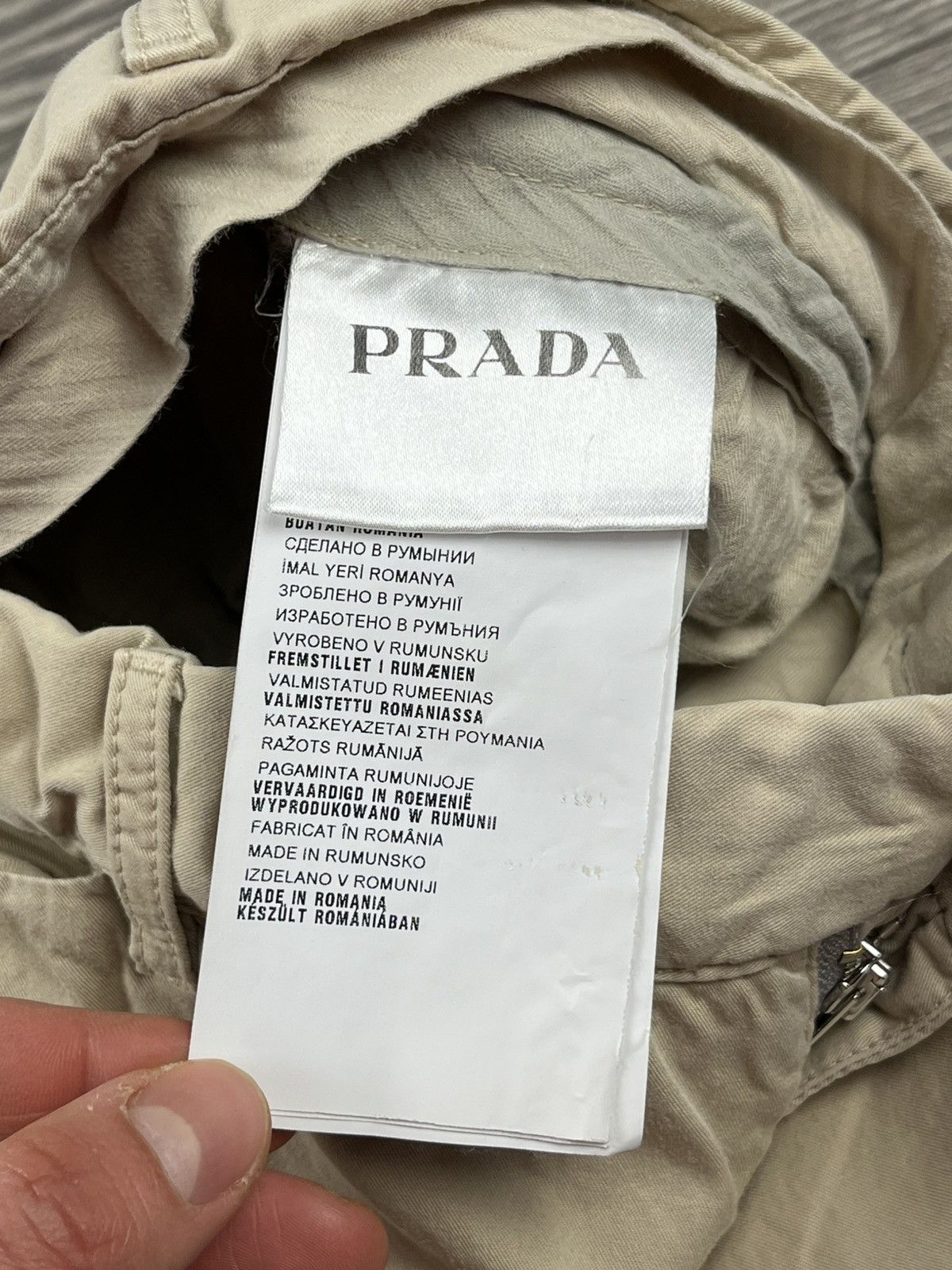 Prada Prada Beige Casual Chino Pants Classic Trousers Size US 32 / EU 48 - 3 Thumbnail