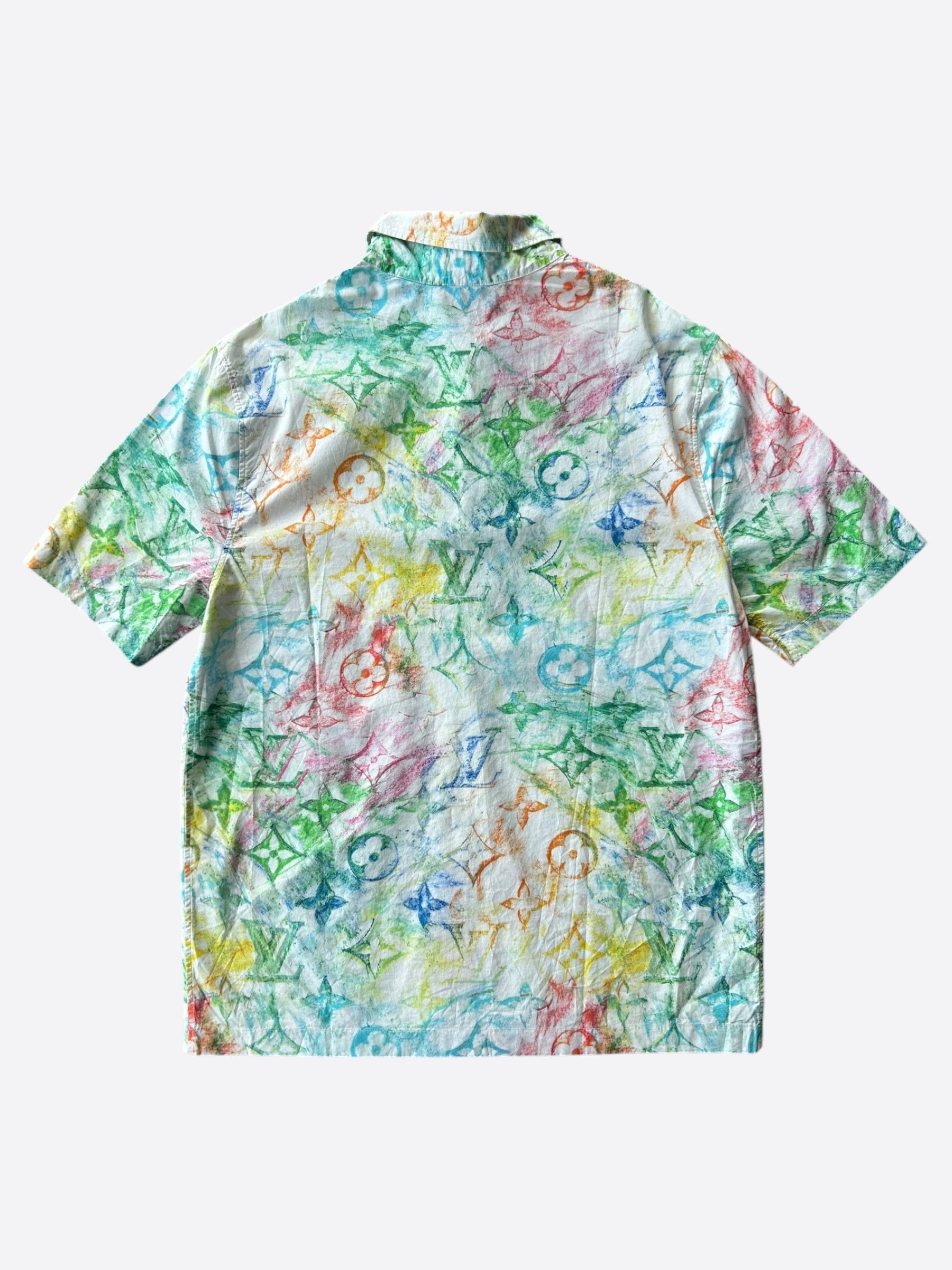 Louis Vuitton Louis Vuitton Multicolor Pastel Monogram Button Up Shirt Size US XS / EU 42 / 0 - 2 Thumbnail