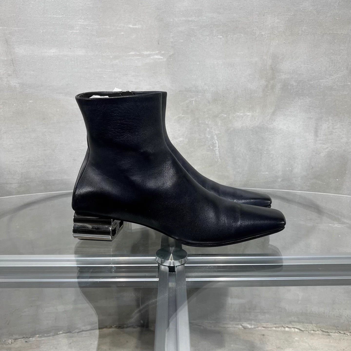 Balenciaga Balenciaga Black Square Toe Boots New Worn EU37 Size US 7 / IT 37 - 4 Thumbnail