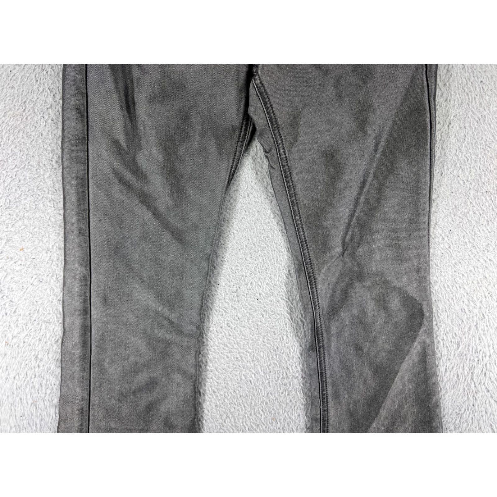 Denime Z. Cavaricci Jeans Womens 24 Gray Denim Bootcut Mid Rise 5-Pocket Cotton Stretch Size 42" / US 20 - 5 Thumbnail