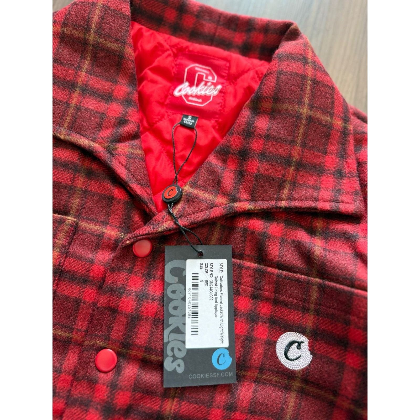 Cookies Cookies Cultivators Red Plaid Flannel Jacket Size US S / EU 44-46 / 1 - 5 Thumbnail