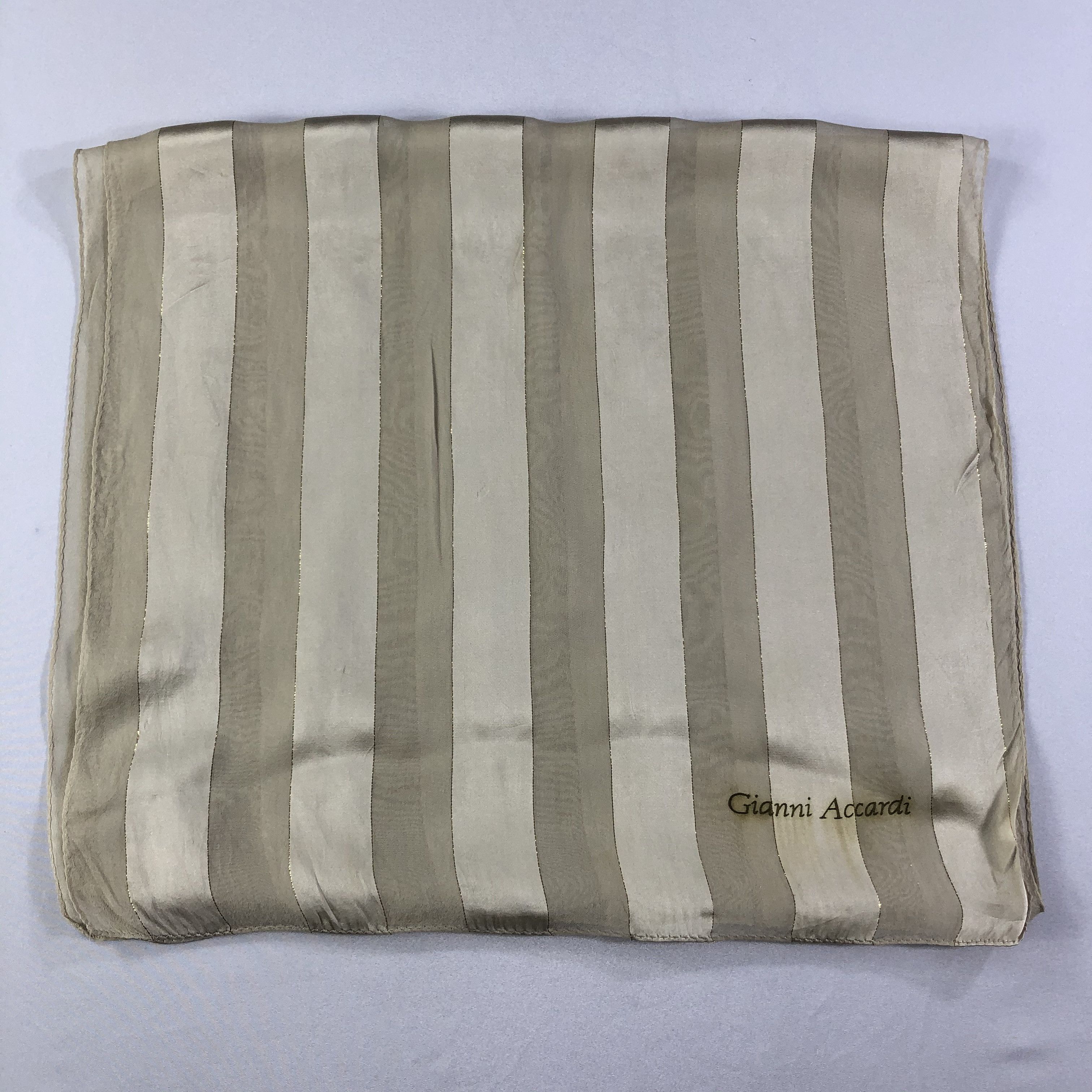 Vintage Vintage Gianni Accardi Silk Scarf Size ONE SIZE - 3 Thumbnail