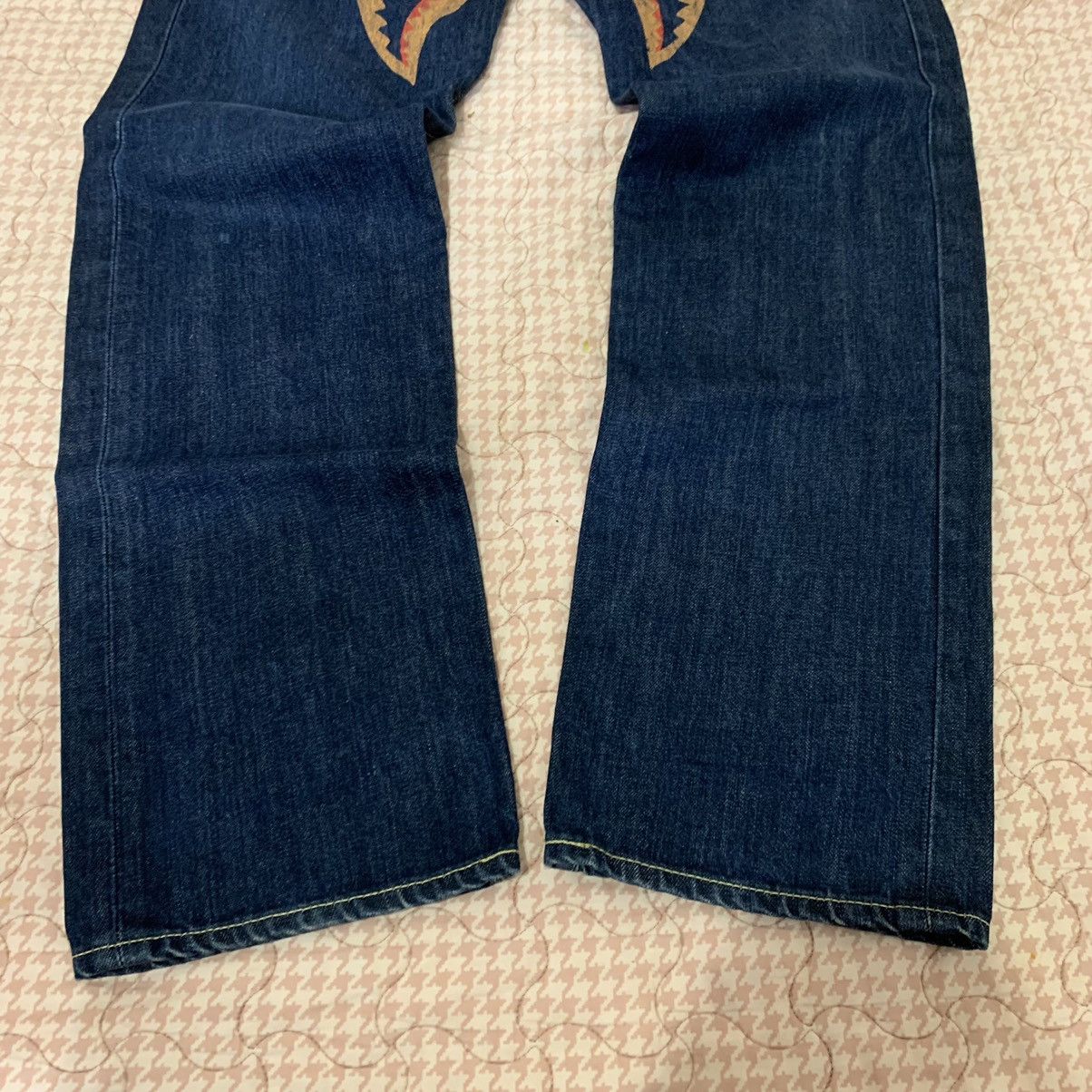 Bape Vintage Y2K Bape Shark WGM Jeans Longpants Size US 32 / EU 48 - 2 Thumbnail