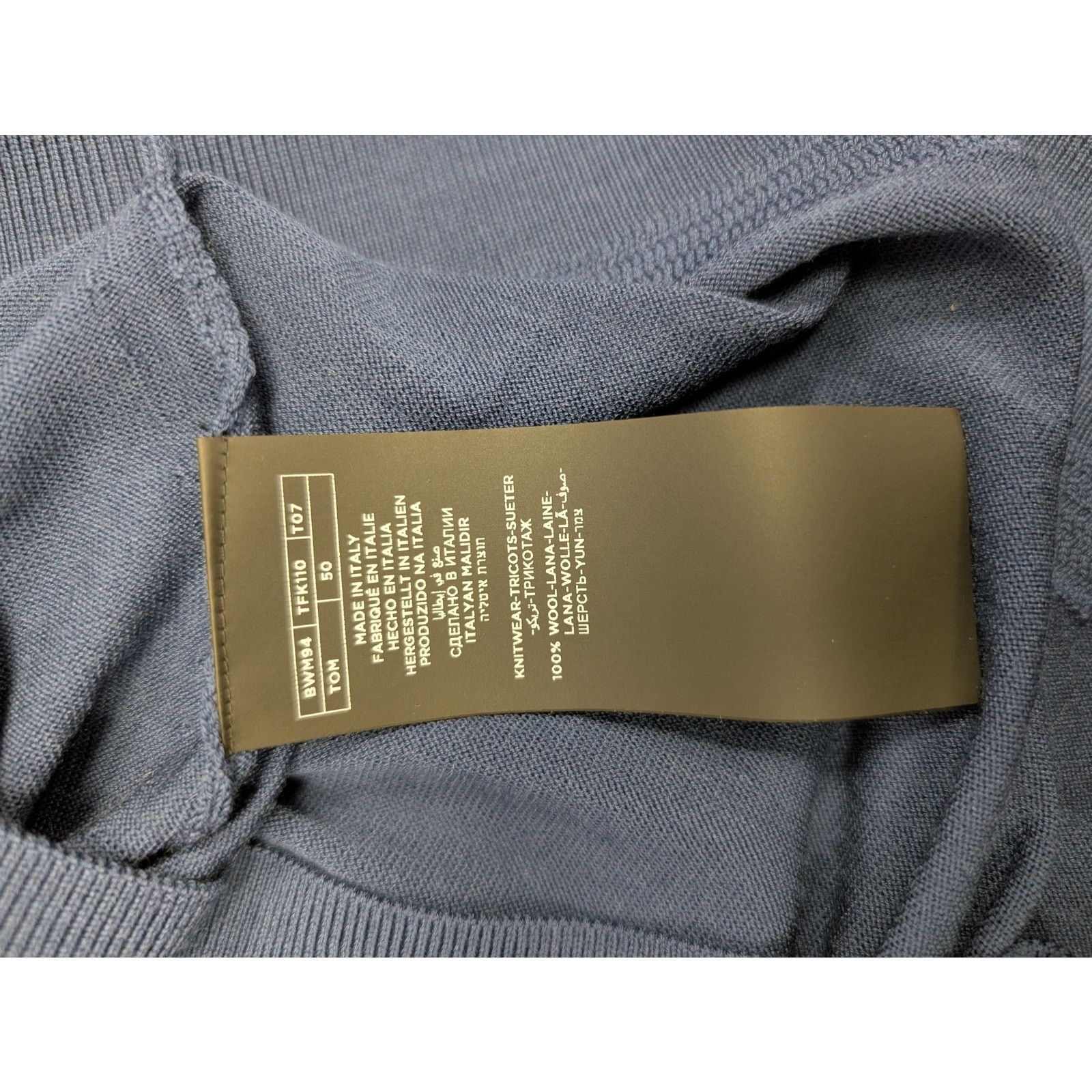 Tom Ford o1rshd1 Sweatshirt in Blue Size US M / EU 48-50 / 2 - 12 Thumbnail
