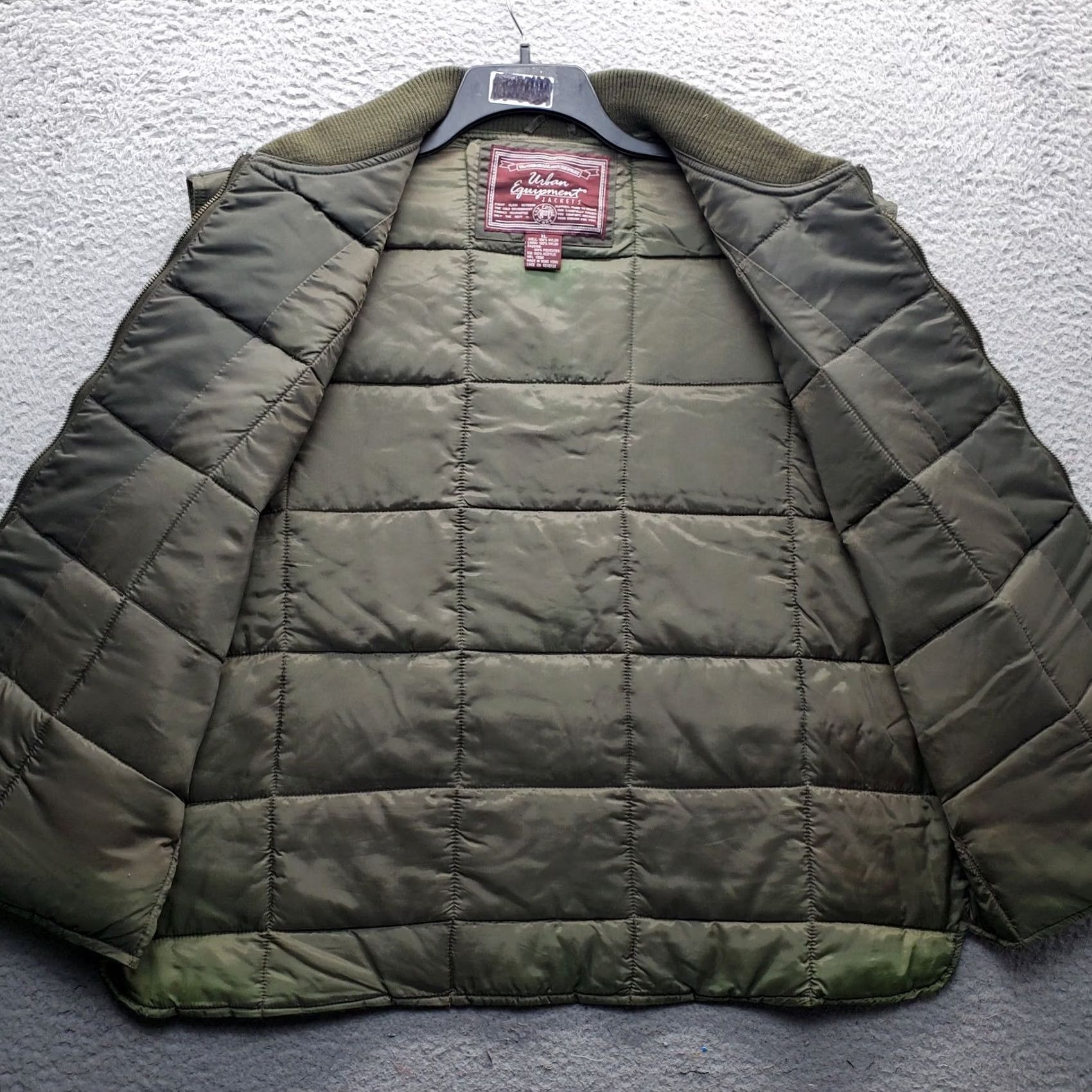 Vintage Vintage Urban Equipment Puffer Vest Mens XL Green Quilted Insulated Full Zip EUC Vest Size US XL / EU 56 / 4 - 7 Thumbnail