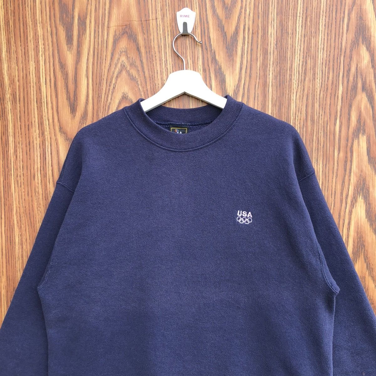 USA Olympics Vintage 90s Olympic Sweatshirt Size US L / EU 52-54 / 3 - 3 Thumbnail