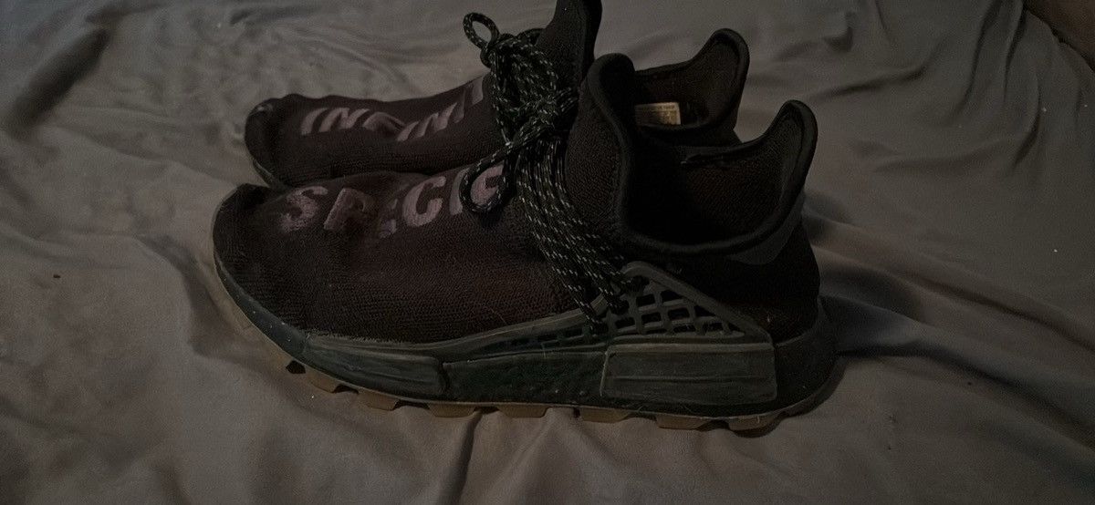 Adidas Pharrell x Adidas Human race NMD Infinite Species 2019 Size US 9.5 / EU 42-43 - 2 Thumbnail
