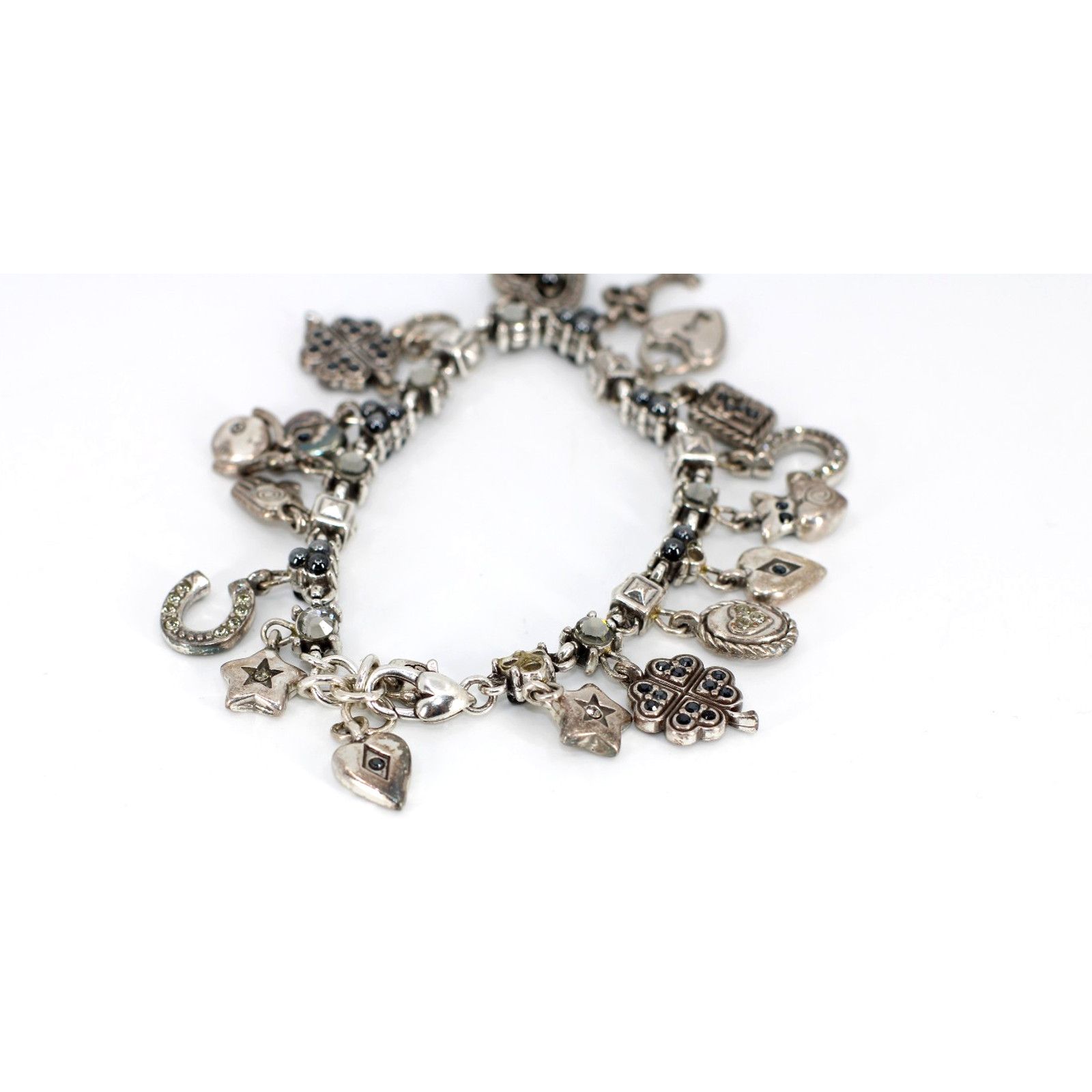 Brighton BRIGHTON Survivor Statement Chunky Chain Heal Charm Bracelet Size ONE SIZE - 4 Thumbnail