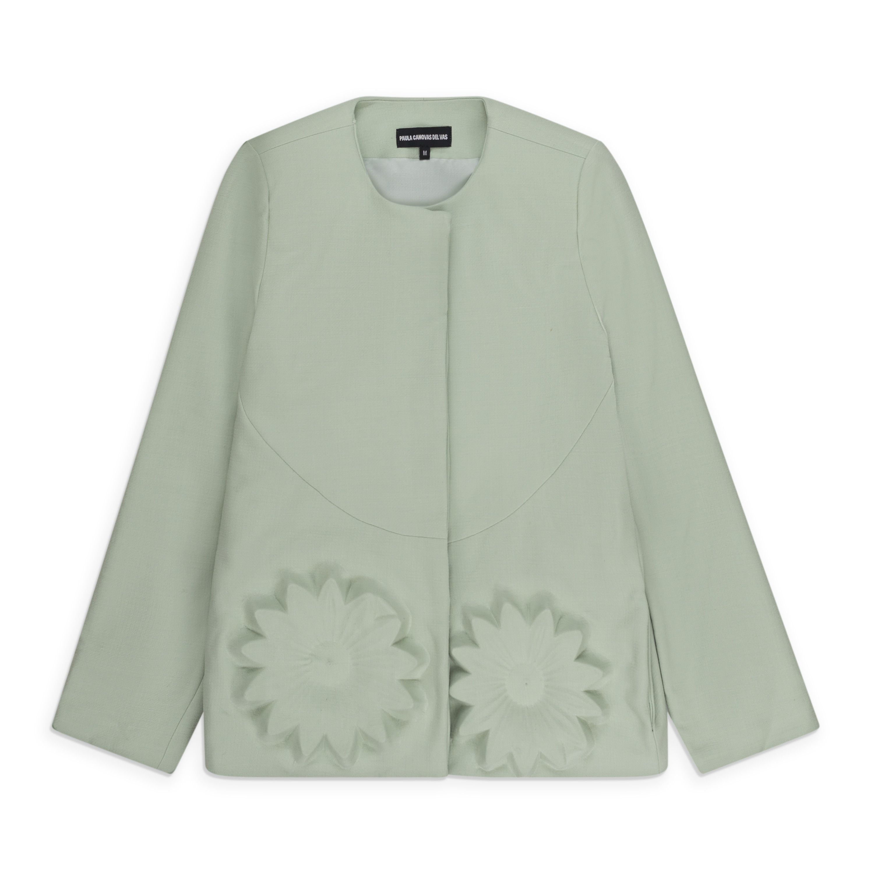Paula Canovas del Vas EMBOSSED GREEN JACKET SIZE M Size M / US 6-8 / IT 42-44 - 1 Thumbnail