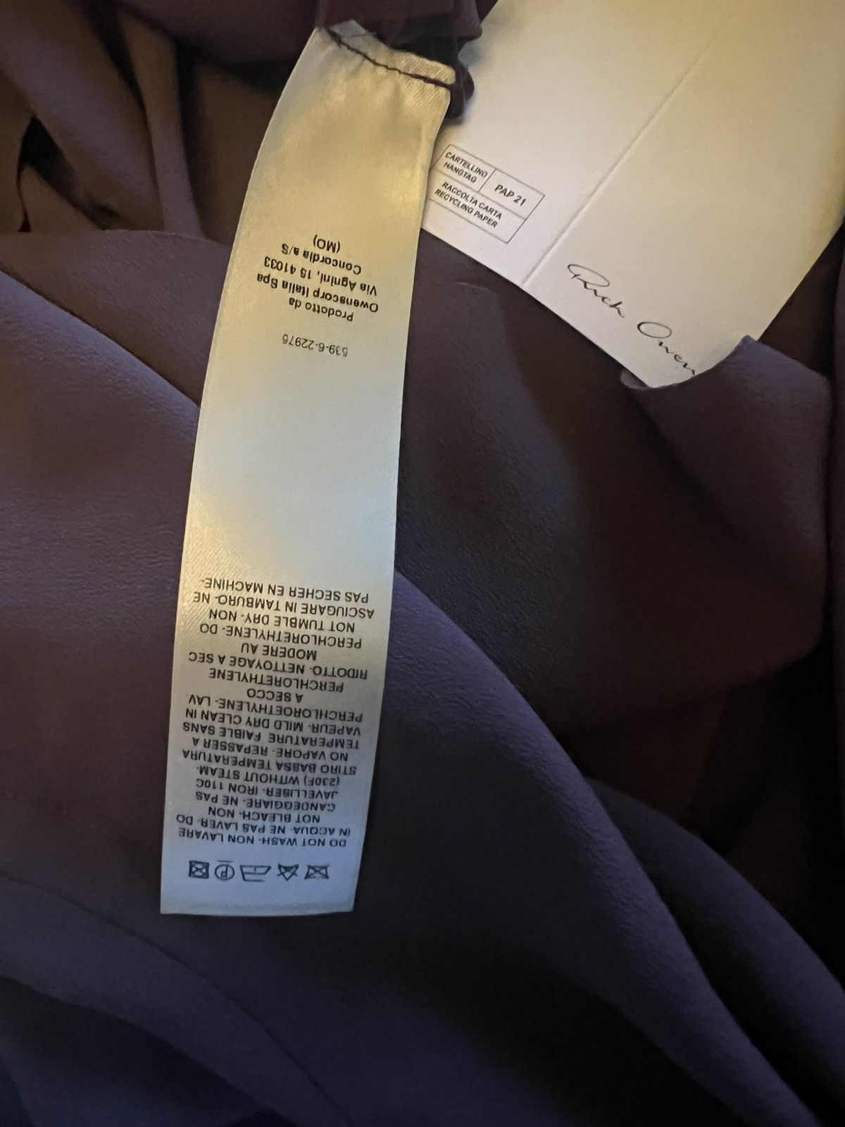 Rick Owens Rick Owens Crepe Seb Top Size S / US 4 / IT 40 - 5 Thumbnail