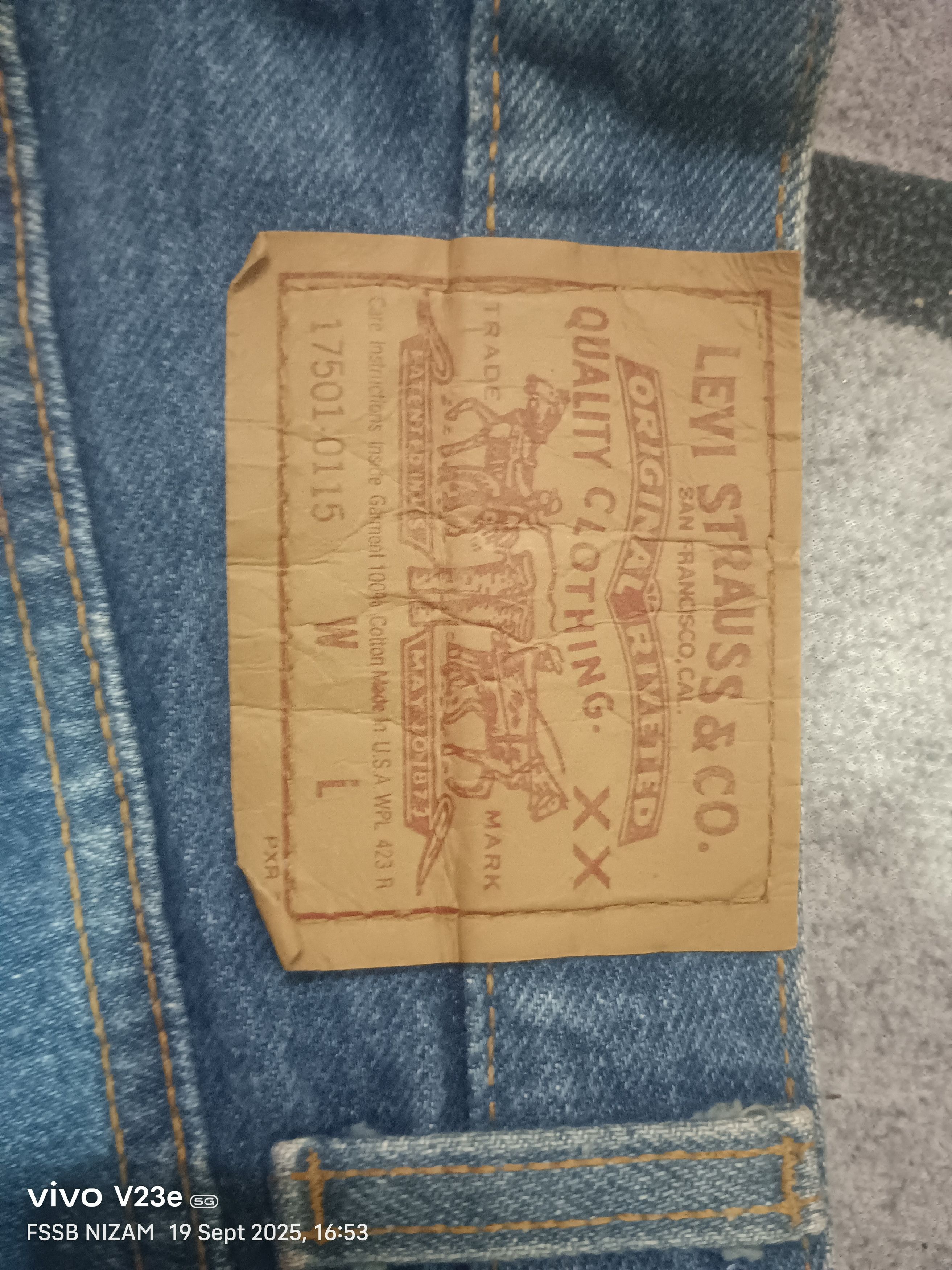 Levi's Vintage Levis 501 for Women Single Stitch Inseam USA Size 28" / US 6 / IT 42 - 6 Thumbnail