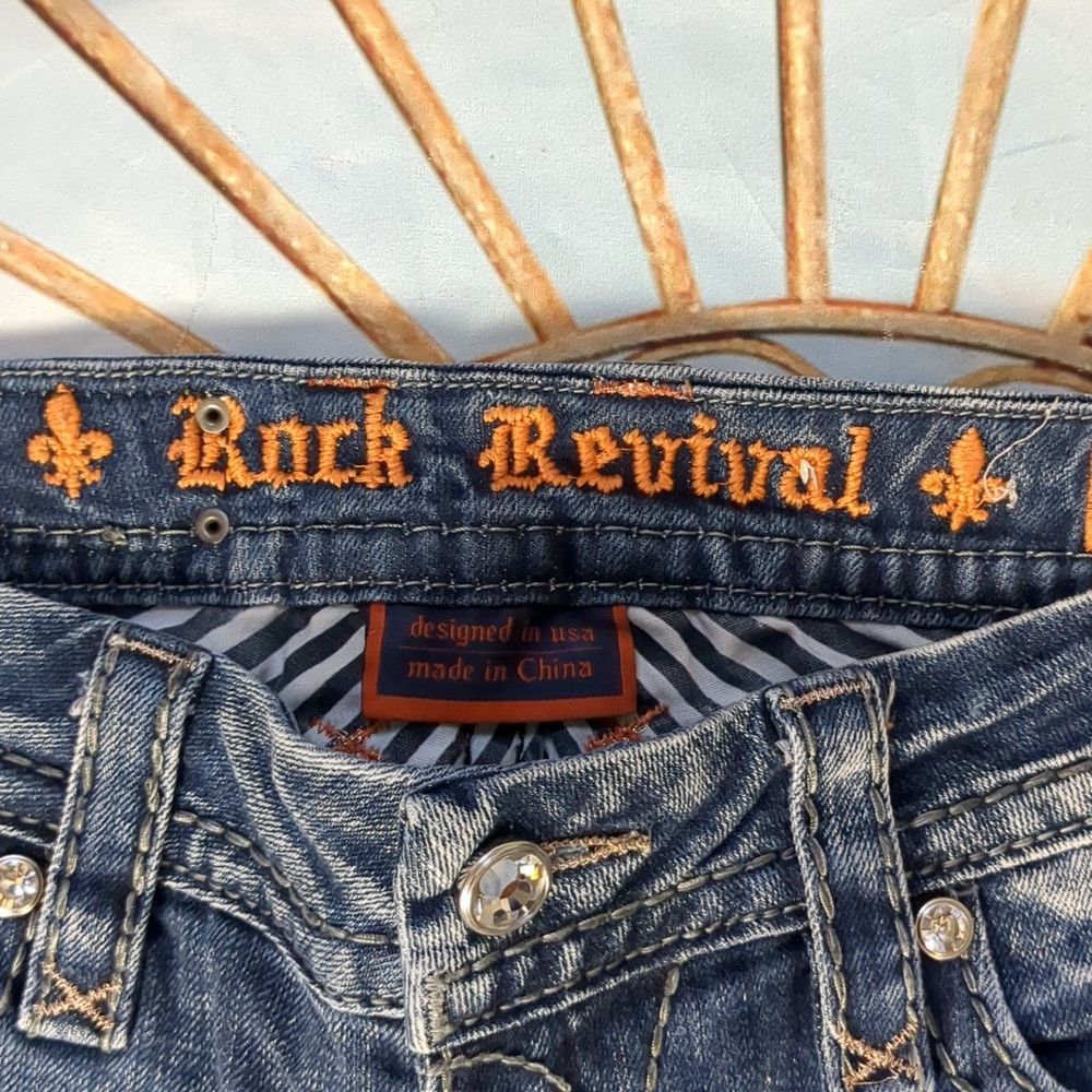 Rock Revival Rock revival easy crop sherry distressed jeans size 26 Size 26" / US 2 / IT 38 - 6 Thumbnail