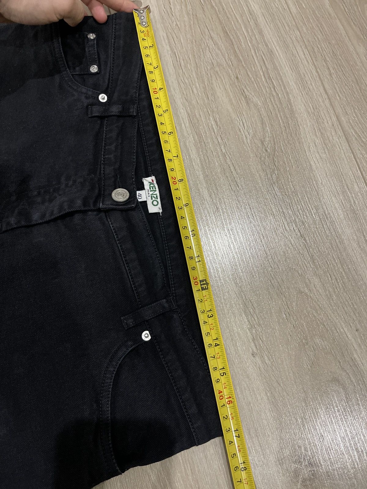 Kenzo Kenzo black jeans denim woman pants EU40 US34 inches Size 34" / US 12 / IT 48 - 9 Thumbnail