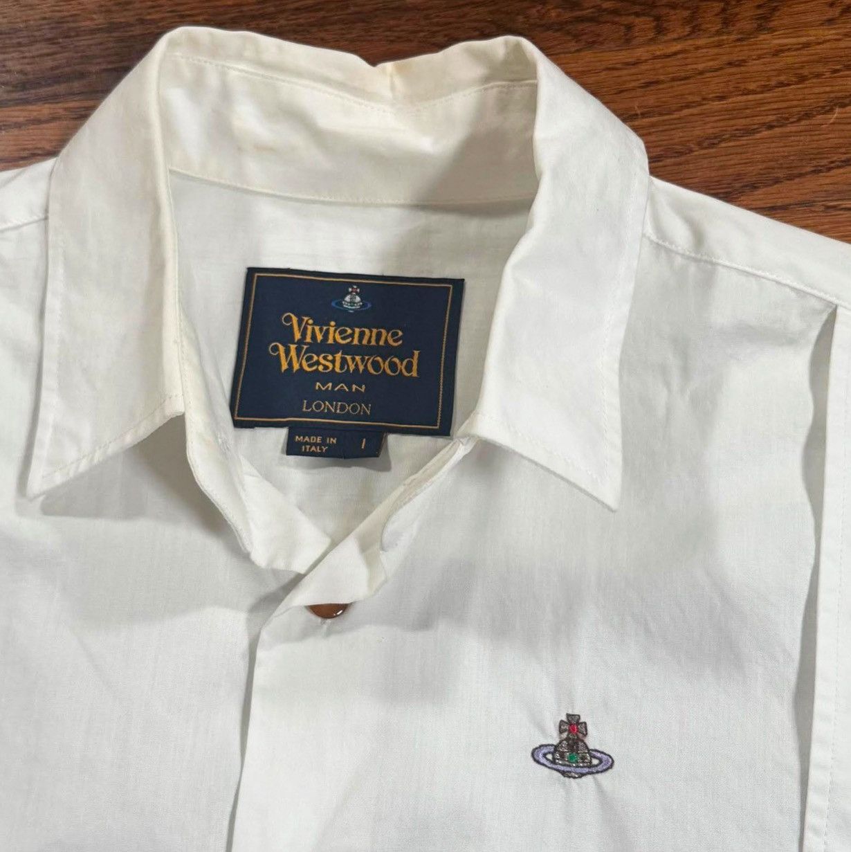 Vivienne Westwood Vivienne Westwood Logo Button Down (Size S) Size US S / EU 44-46 / 1 - 3 Thumbnail