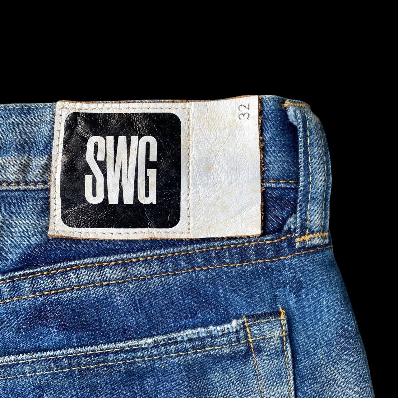 Swagger JAPANESE HARAJUKU SWAGGER FADED HEAVY WHISKERING HONEYCOMB Size US 33 - 18 Thumbnail