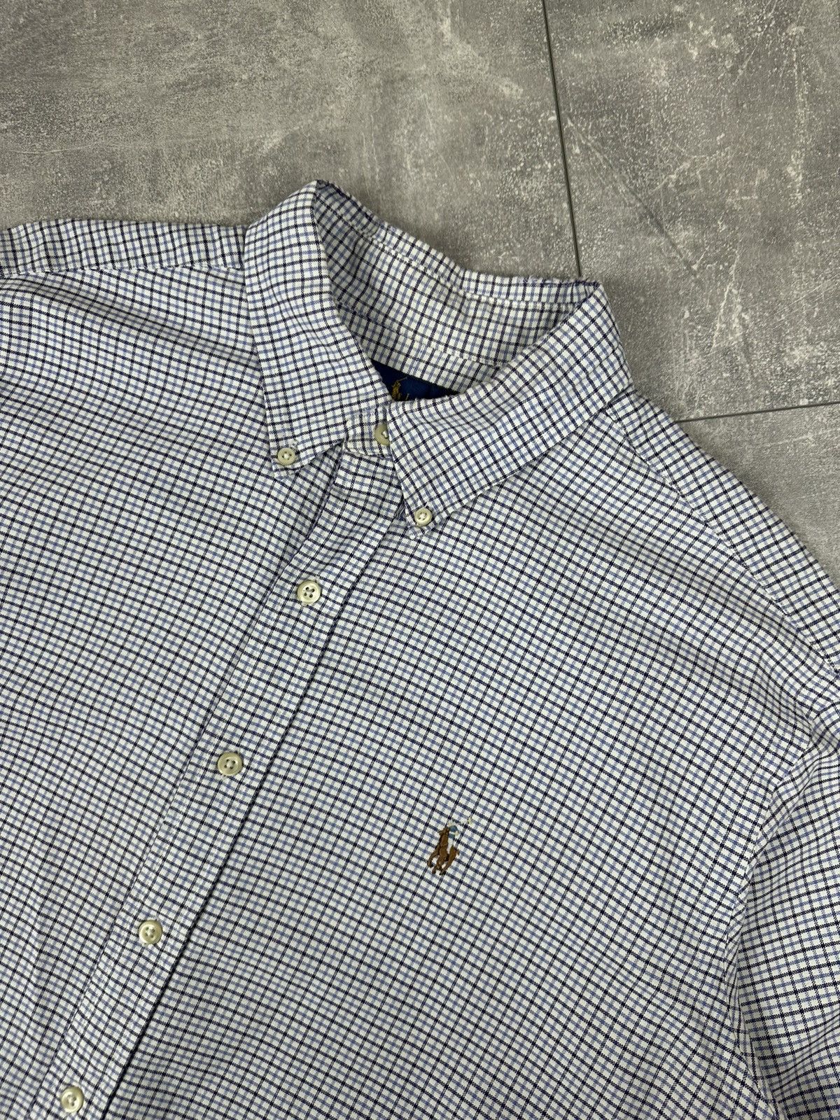 Polo Ralph Lauren Polo Ralph Lauren Checked Shirt Button Up Small Logo Size US XL / EU 56 / 4 - 11 Thumbnail