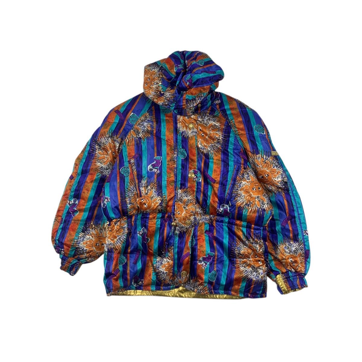 Vintage Vintage LAFONT ITALY SUNFLOWER Reversible Jacket Ski Size XXL / US 16-18 / IT 52-54 - 1 Thumbnail