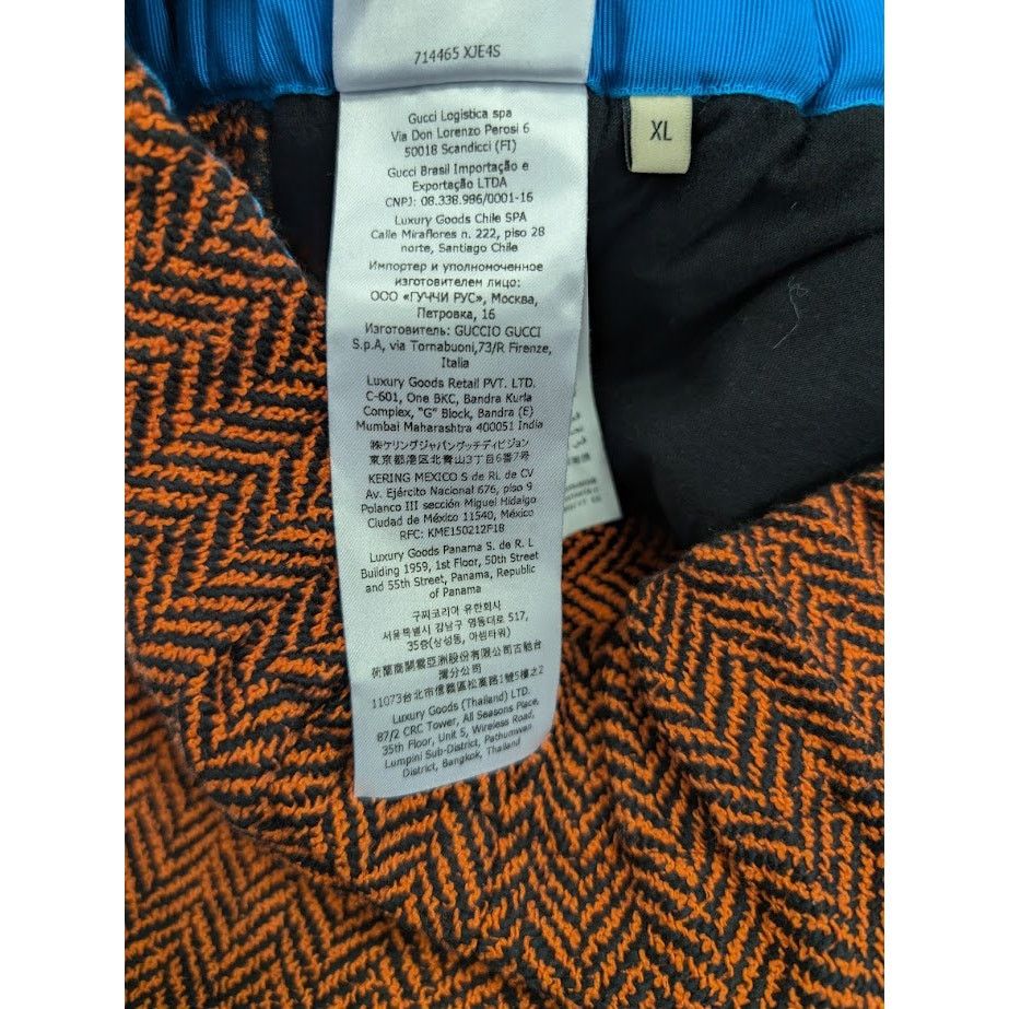 Gucci o1rshd1 Sweatpants & Joggers in Black/Orange Size US 36 / EU 52 - 21 Thumbnail