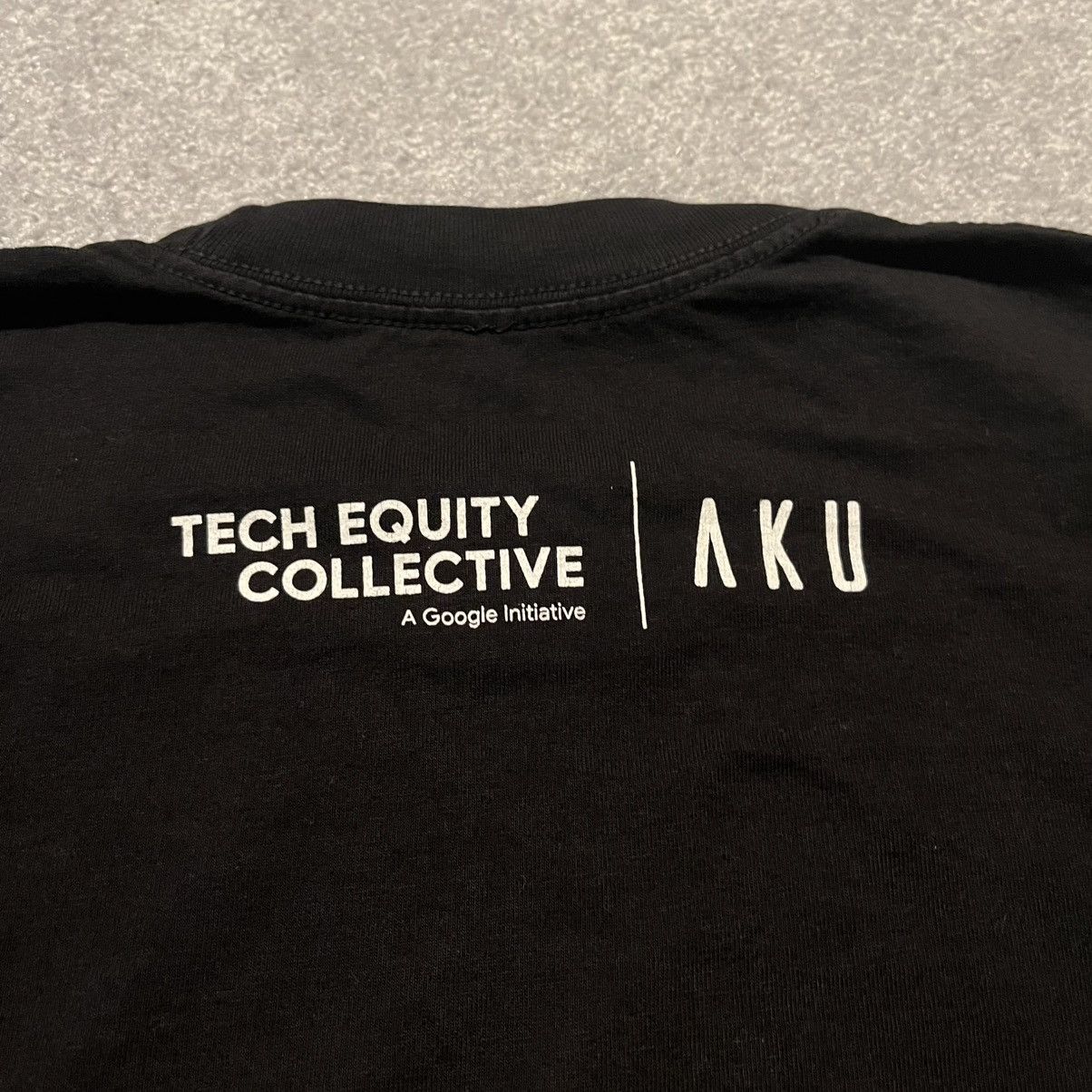 Vintage Somewhere Brand USA Accelerating Black Genius Google T Shirt Size US L / EU 52-54 / 3 - 3 Thumbnail