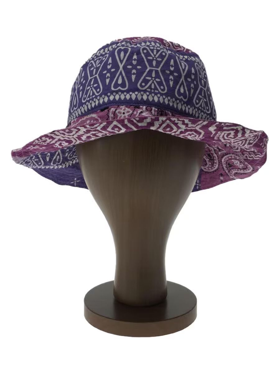 image of Kapital Bandana Bucket Hat in Purple, Men's