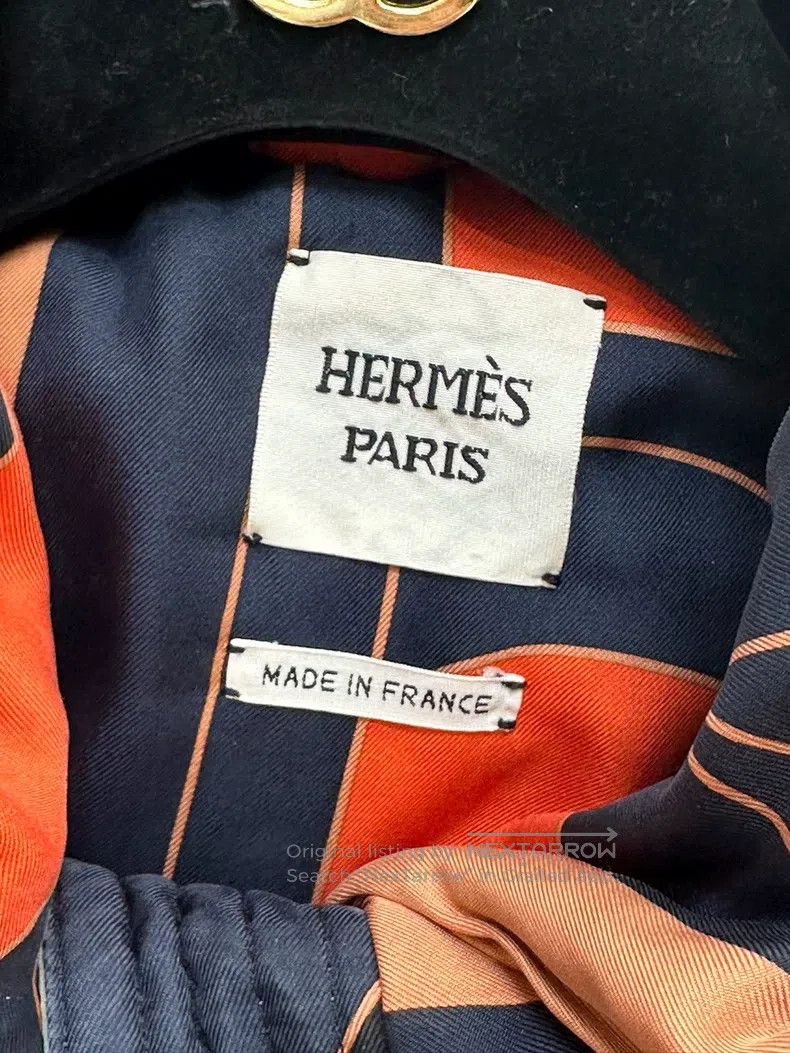 Hermes Hermes Olive Green Colorful Silk Lined Ski Down Jacket Size XS / US 0-2 / IT 36-38 - 2 Thumbnail