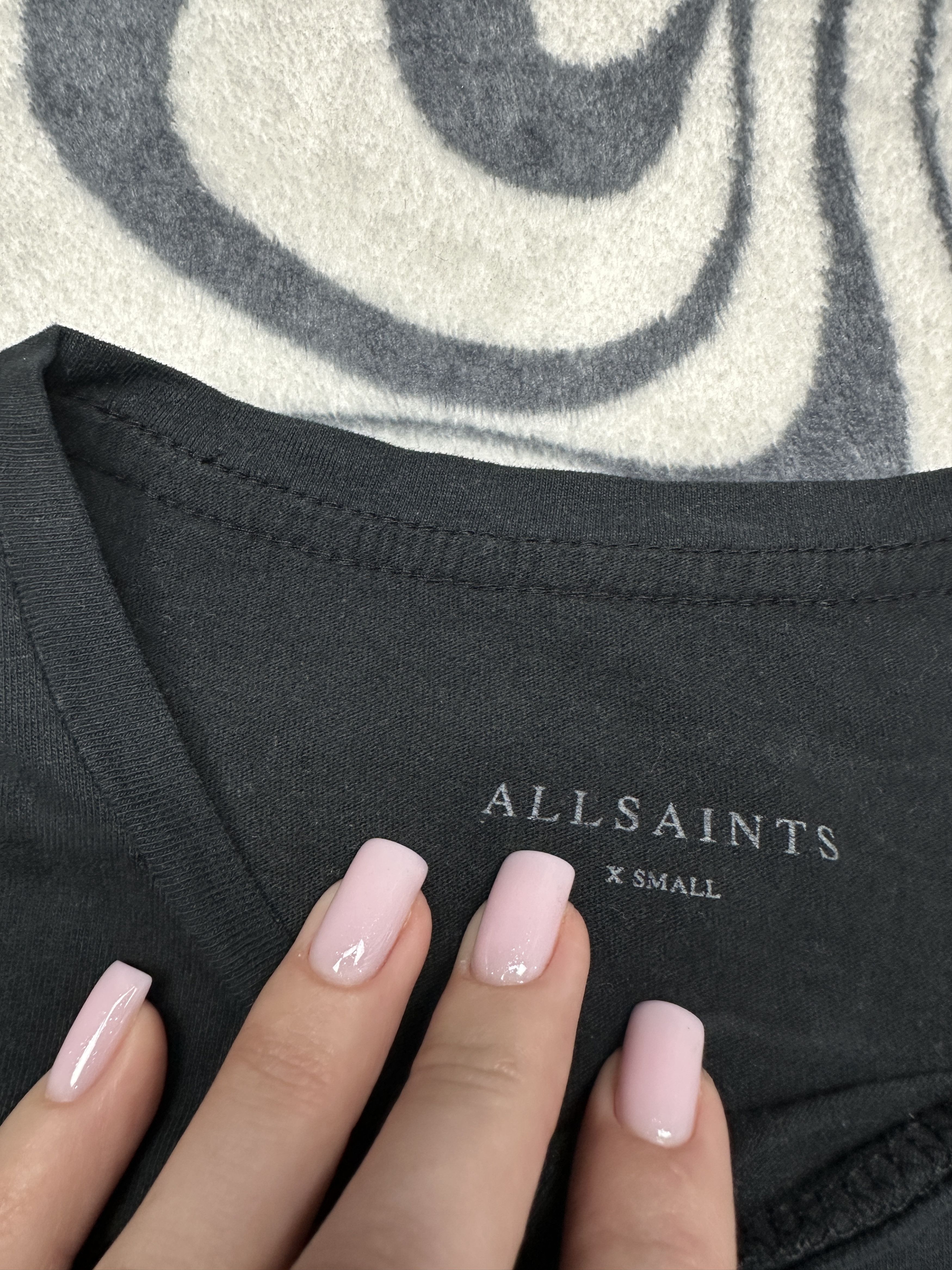 Allsaints Allsaints Mens Brace Crew Neck Long Sleeve T-Shirts Tee Size US XS / EU 42 / 0 - 4 Thumbnail