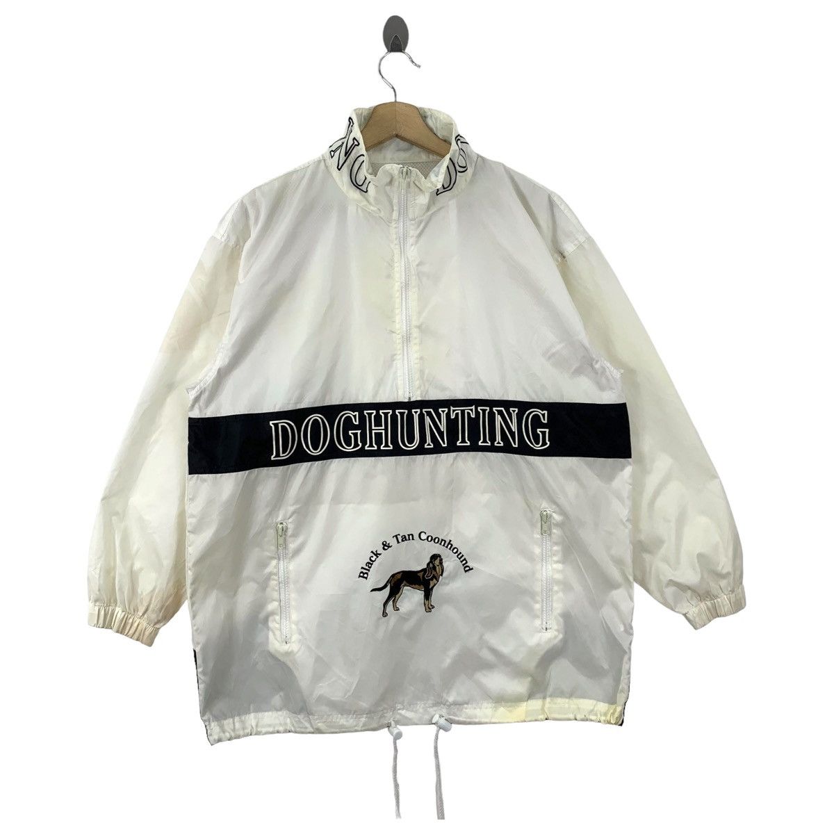 Vintage DOG HUNTING Sport Club Half Zipper Anorak Jacket