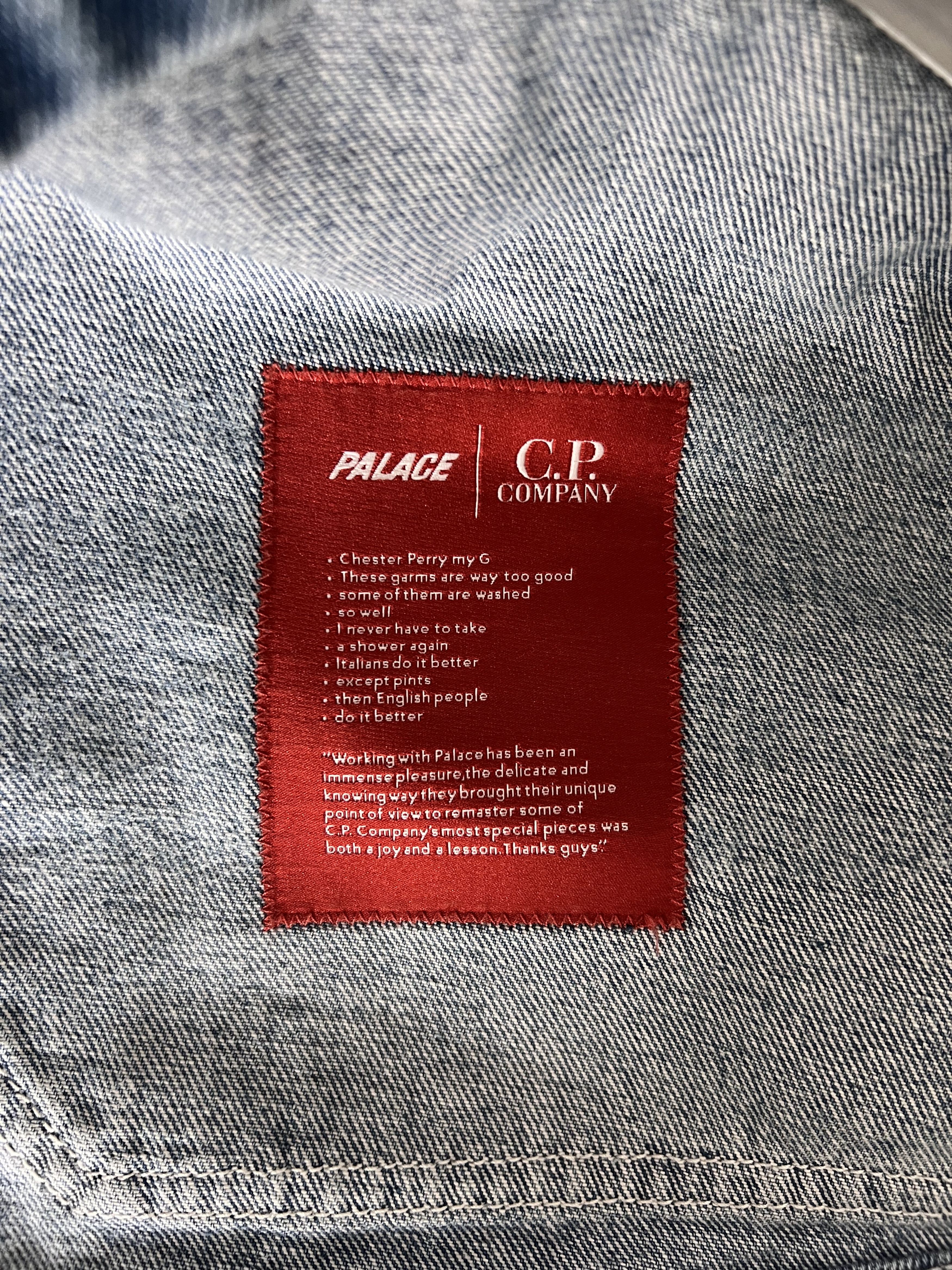 C.P. Company × Palace C.P. Company Palace Denim Goggle Jacket in Blue Size US S / EU 44-46 / 1 - 11 Thumbnail