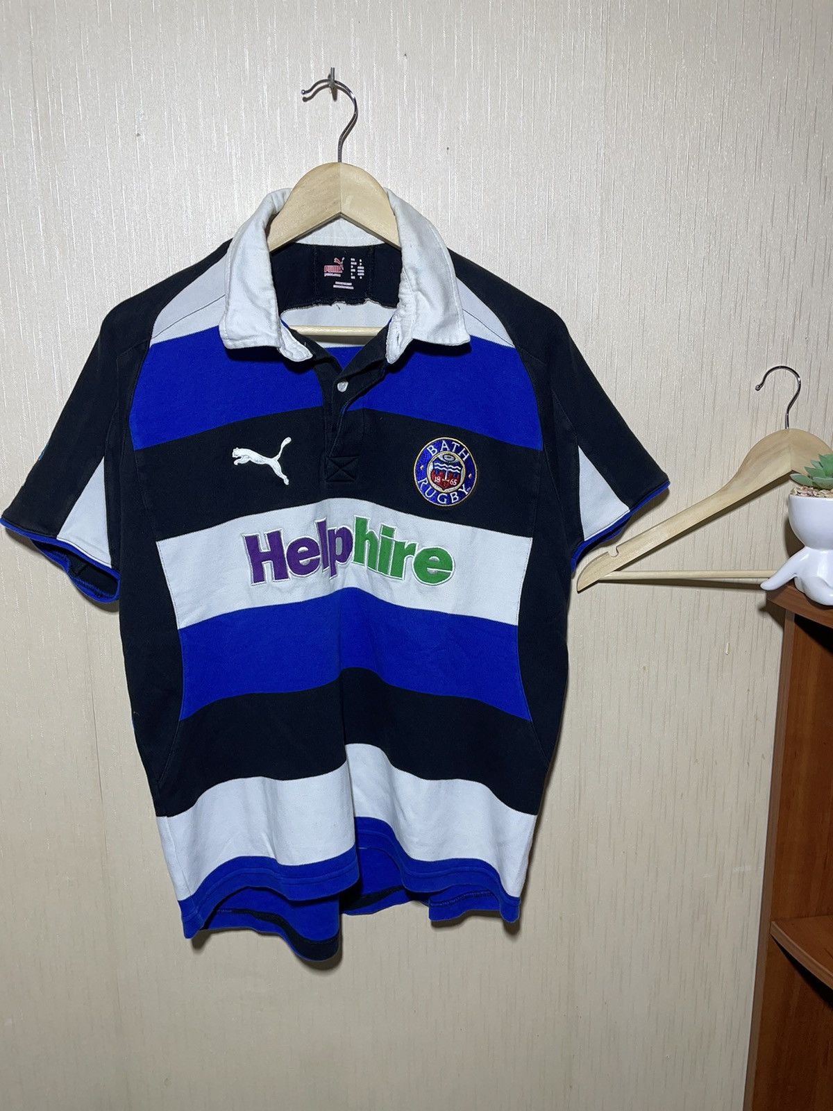Puma × Vintage Puma Bath Rugby vintage jersey Size US S / EU 44-46 / 1 - 1 Thumbnail
