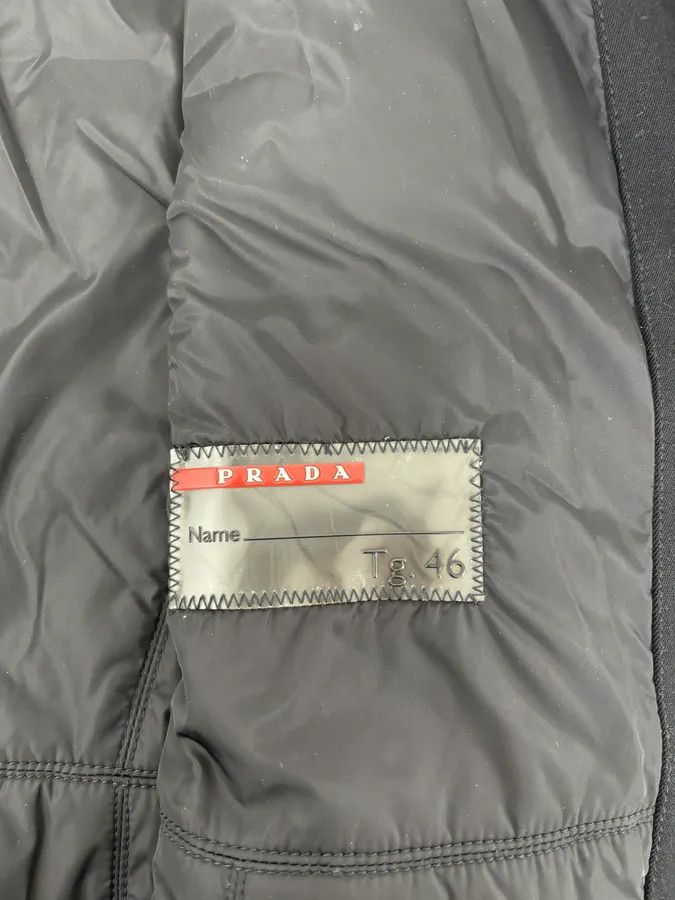 Prada 2000s Prada Black Nylon Long Premium Jacket Size US M / EU 48-50 / 2 - 10 Thumbnail