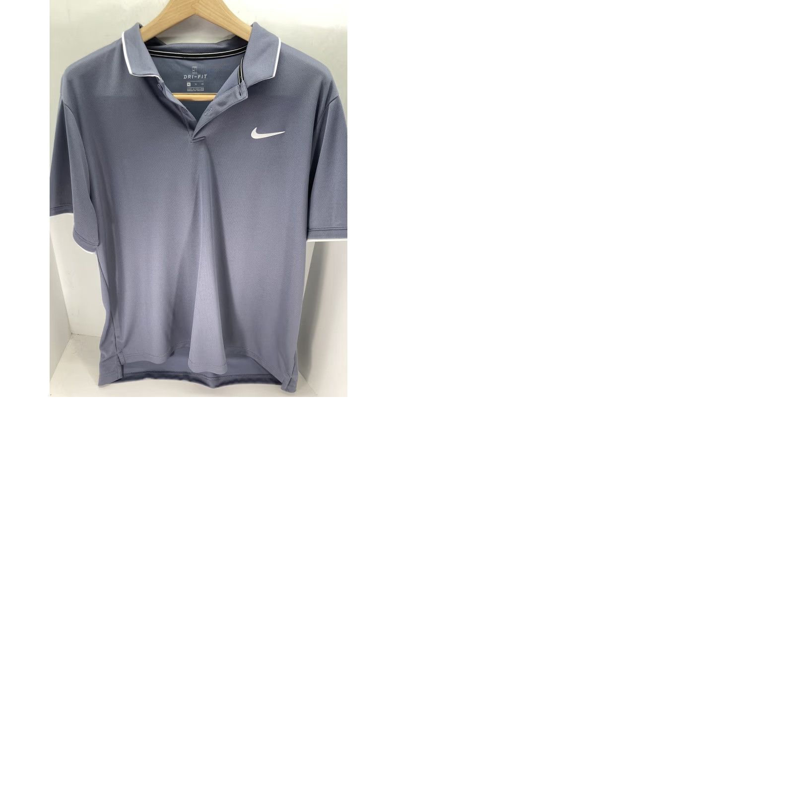 Nike Nike Dri-FIT Polo Shirt Men XL Gray Short Sleeve Button Pullover Golf Casual Size US XL / EU 56 / 4 - 9 Thumbnail