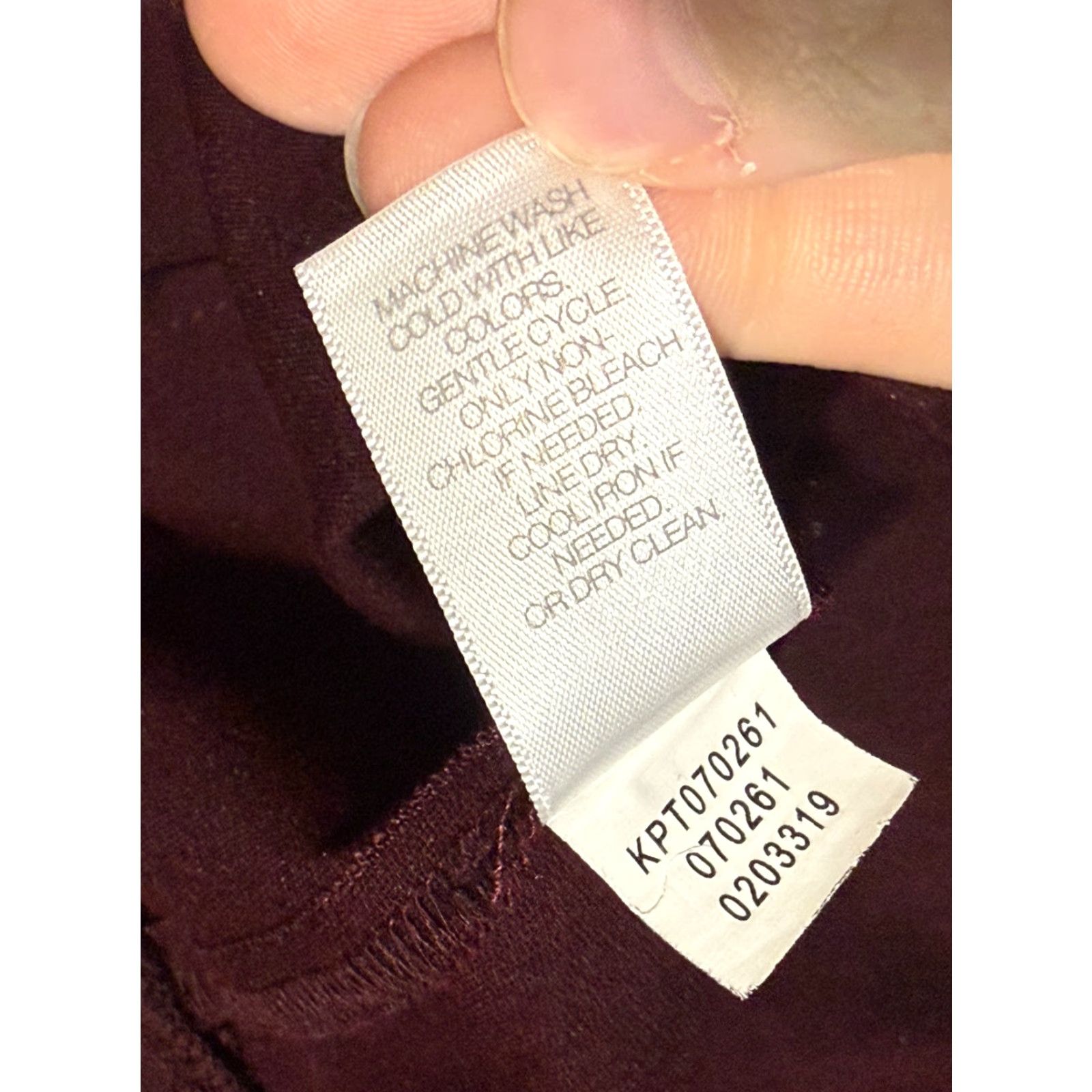 J. Jill J. Jill Pants Women's Medium Red Pull On Ponte Slim Leg High Rise Casual Color Ponte Slim Leg High Rise Womens Size 32" / US 10 / IT 46 - 6 Thumbnail