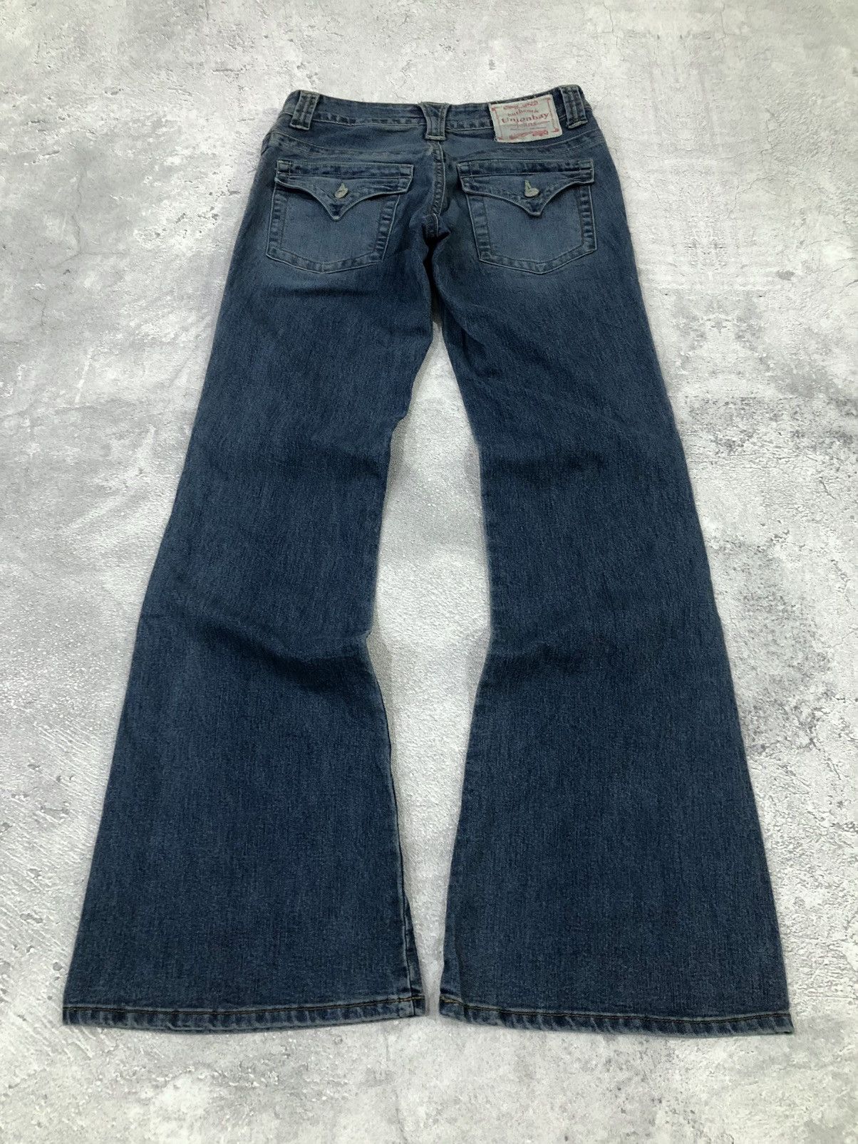 If Six Was Nine 2000s UnionBay Faded Flared Pants Size US 28 / EU 44 - 6 Thumbnail