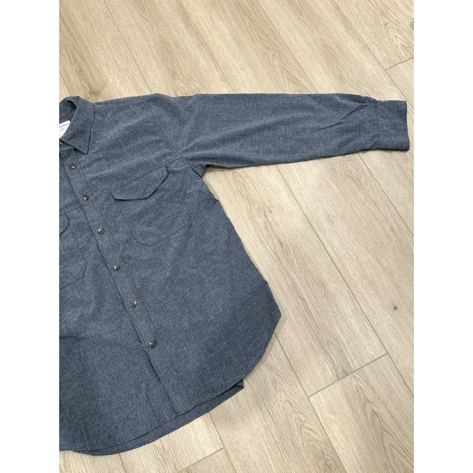 Filson Filson Shirt Men Button-Up Long Sleeve Blue Gray Large 10580 Button Down Nearby Colorful Size US L / EU 52-54 / 3 - 2 Thumbnail
