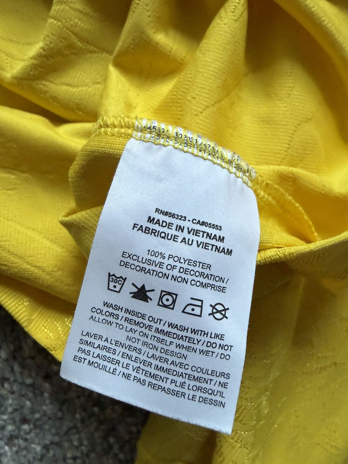 Nike Nike Tech Pack Dri-Fit Long Sleeve Polo Yellow Jacquard Size US M / EU 48-50 / 2 - 5 Thumbnail