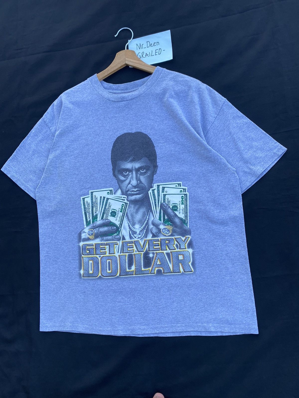 Vintage Vintage 90s Scarface “Tony Montana” Mob Gangster Crime Drama Size US XL / EU 56 / 4 - 4 Thumbnail
