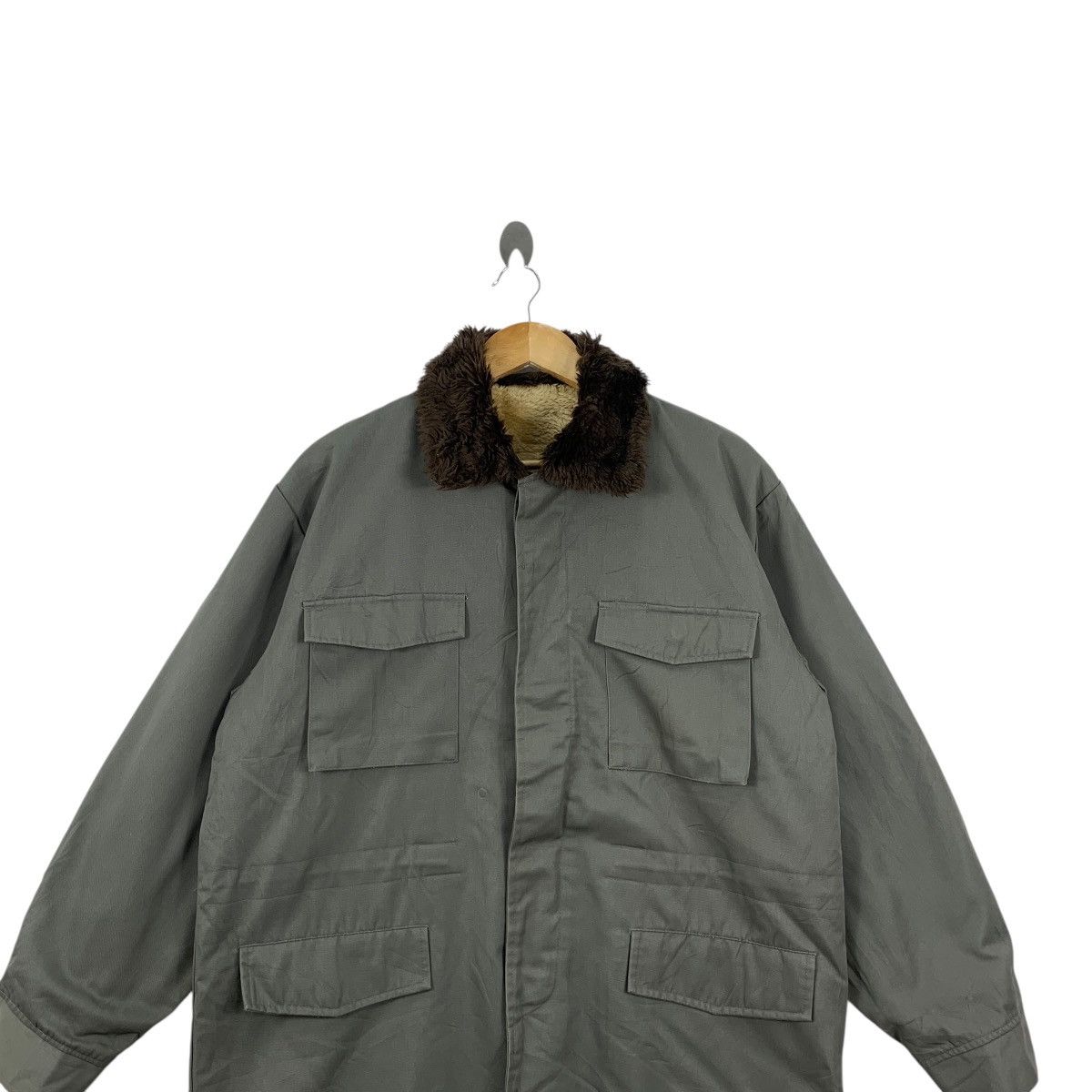 Vintage Vintage 1985 TOKYO NISSEI SHOKO Designer Barak Chore Jacket Size US XXL / EU 58 / 5 - 2 Thumbnail