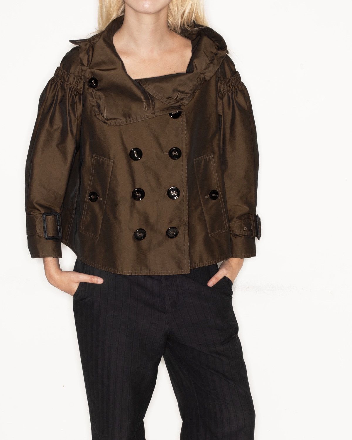 Burberry Prorsum Short trench Burberry Size M / US 6-8 / IT 42-44 - 2 Thumbnail