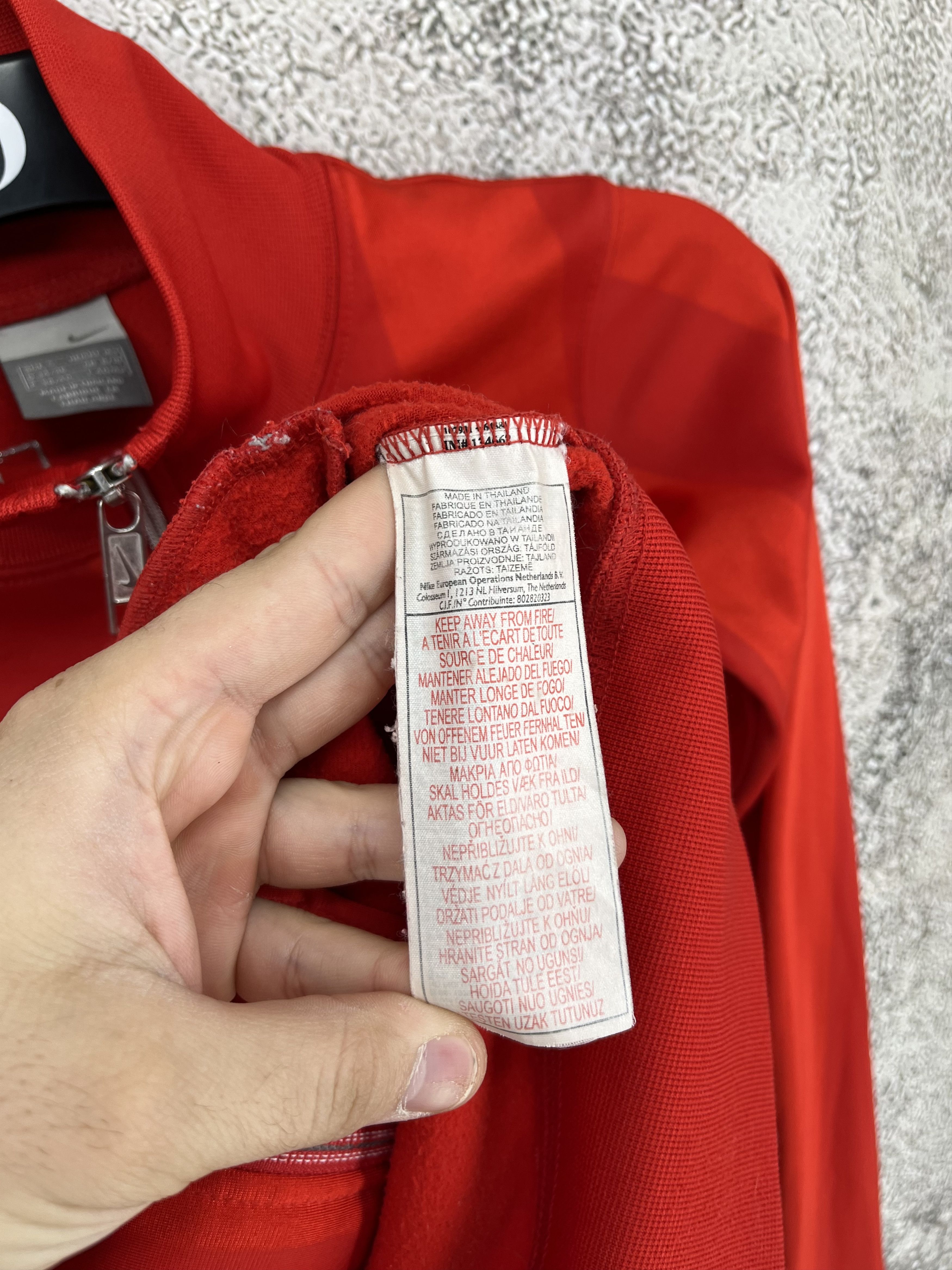 Nike Women's Vintage 00's y2k Track Top Zip Jacket Just Do It Red Size S / US 4 / IT 40 - 10 Thumbnail