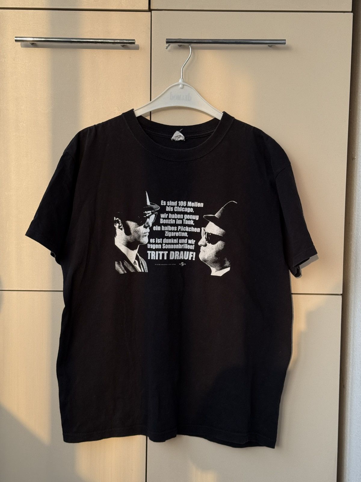 Vintage THE BLUES BROTHERS 1980 UNIVERSAL STUDIOS PROMO MOVIE TEE Size US L / EU 52-54 / 3 - 1 Thumbnail
