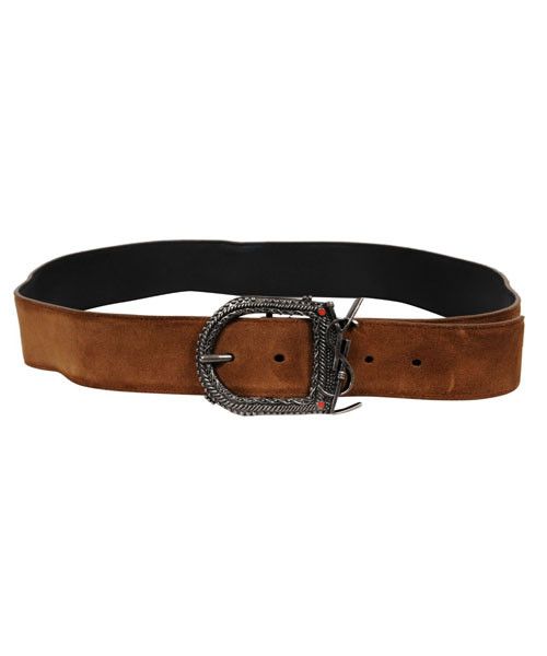 Saint Laurent Paris YSL Logo Monogram Western Belt Sz 100 Size 34 - 1 Thumbnail
