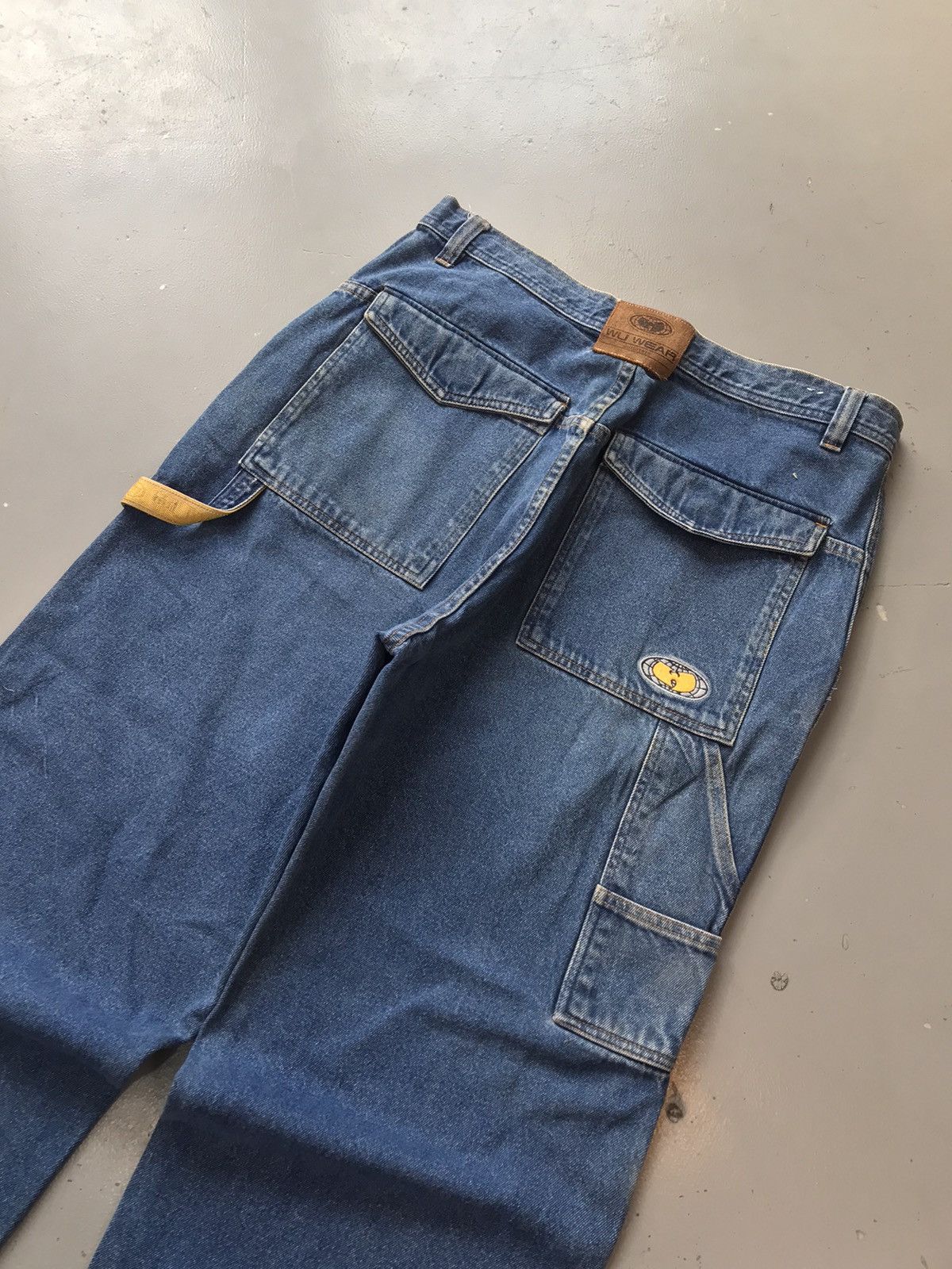 JNCO × Vintage × Wu-Tang Clan Vintage Wu wear multiple pockets loose fit cargo denim Size US 35 - 11 Thumbnail