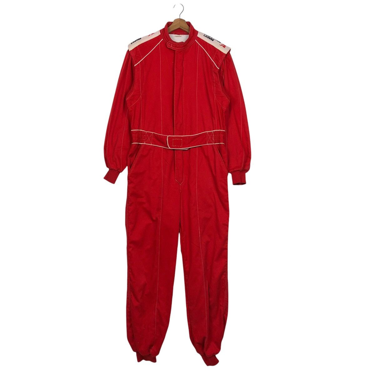 Japanese Brand 📌Vintage Coverall Racing Competition License A Racing Wear Size US 36 / EU 52 - 2 Thumbnail