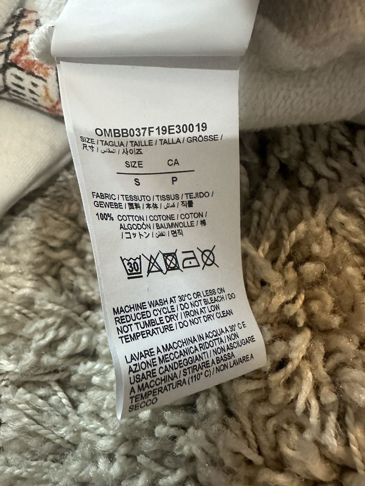 Off-White × Virgil Abloh Off-White Chainsaw White Crewneck Size S Size US S / EU 44-46 / 1 - 8 Thumbnail
