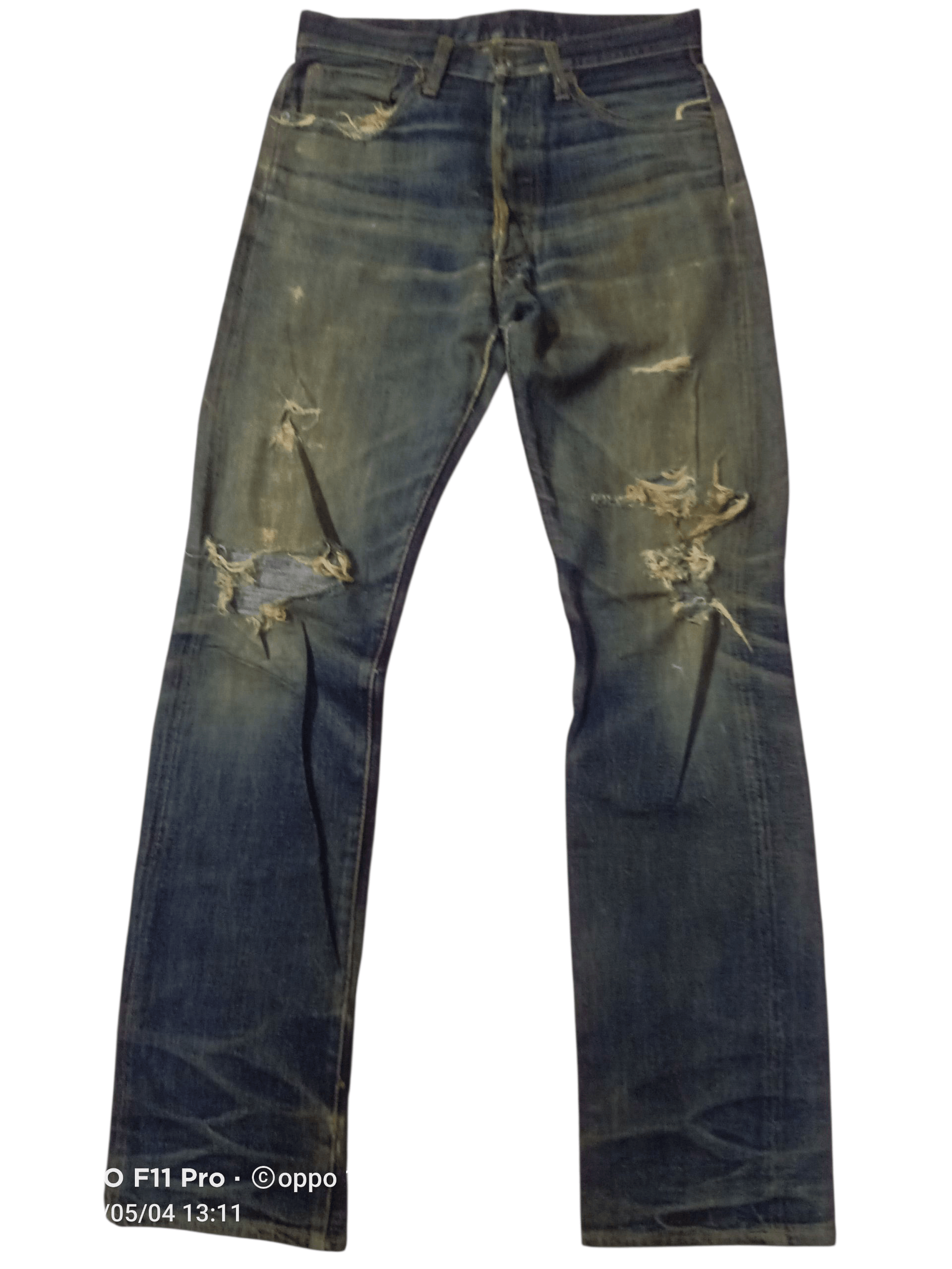 Other 💥Oni Denim 14Oz Pure Indigo Denim Bsu-01 Selvedge 💥 Size US 30 / EU 46 - 3 Thumbnail