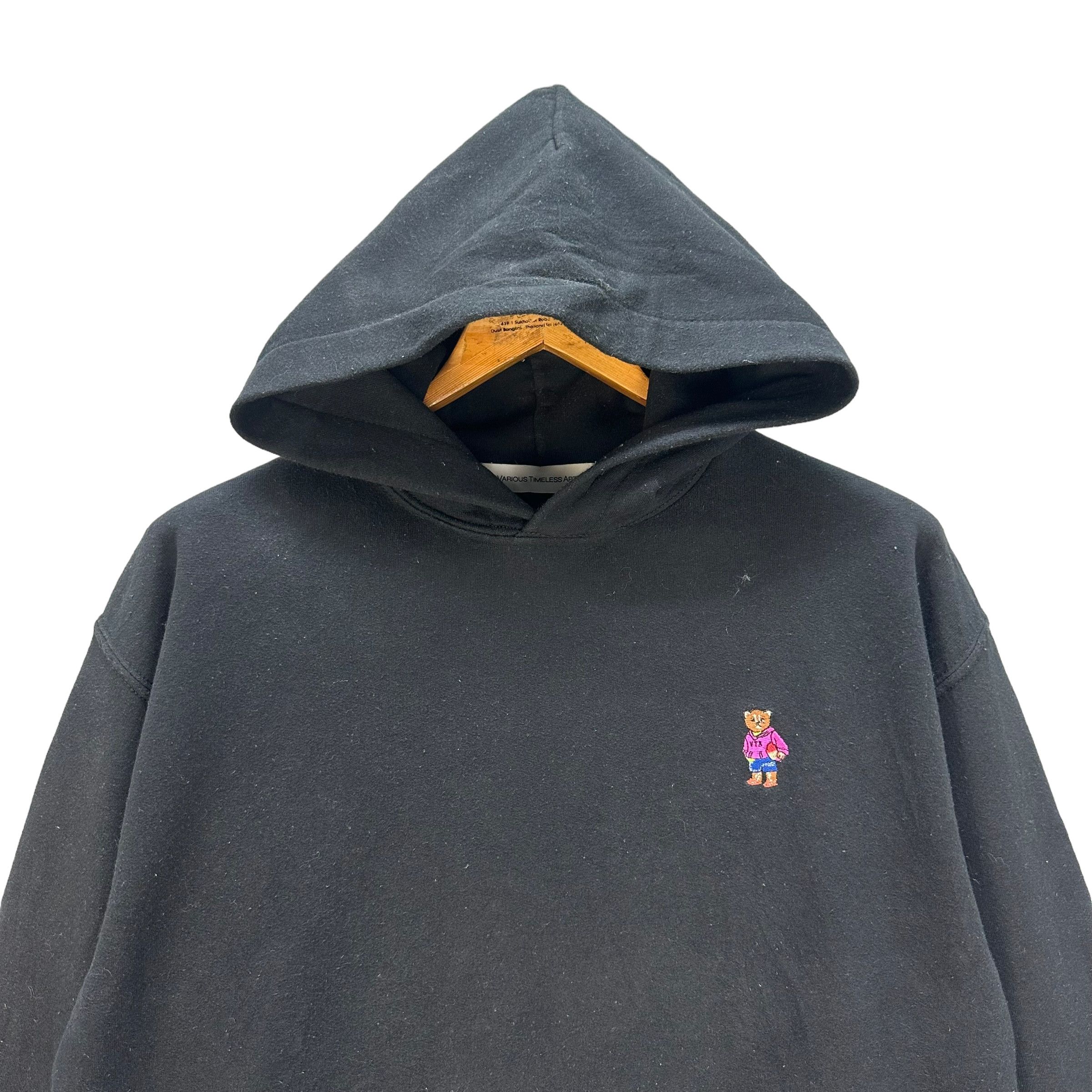 Japanese Brand VARIOUS TIMELESS ARTS EMBROIDERY POLO BEAR HOODIES #9038-50 Size US M / EU 48-50 / 2 - 2 Thumbnail