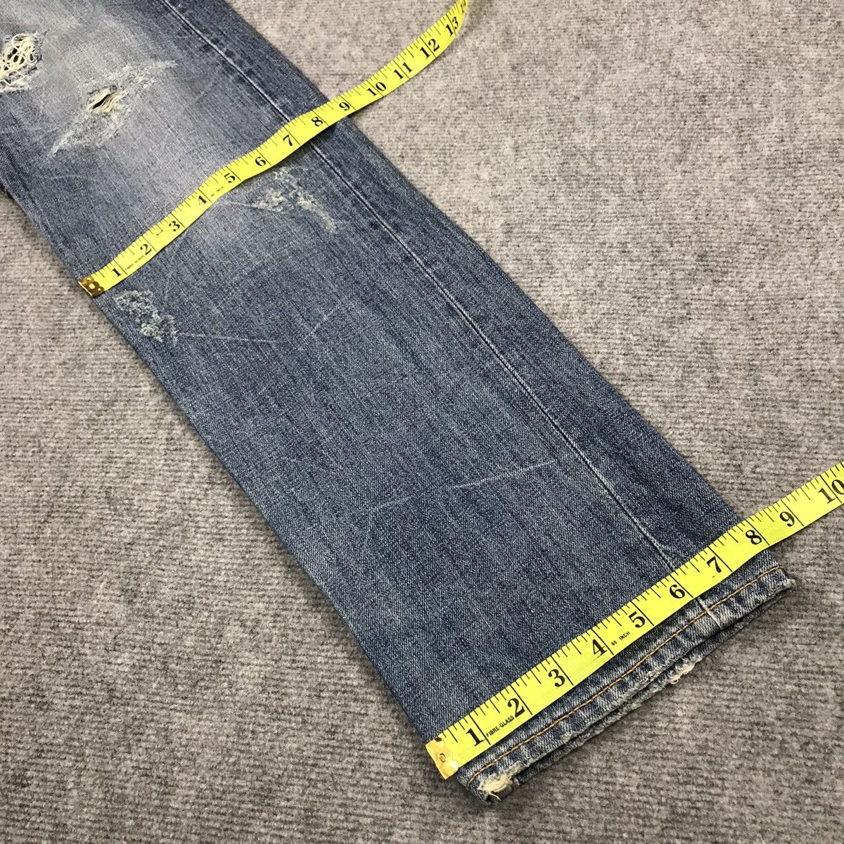 Japanese Brand DISTRESSED DENIM CO.LU JAPANESE JEANS PANTS 147 Size US 30 / EU 46 - 19 Thumbnail