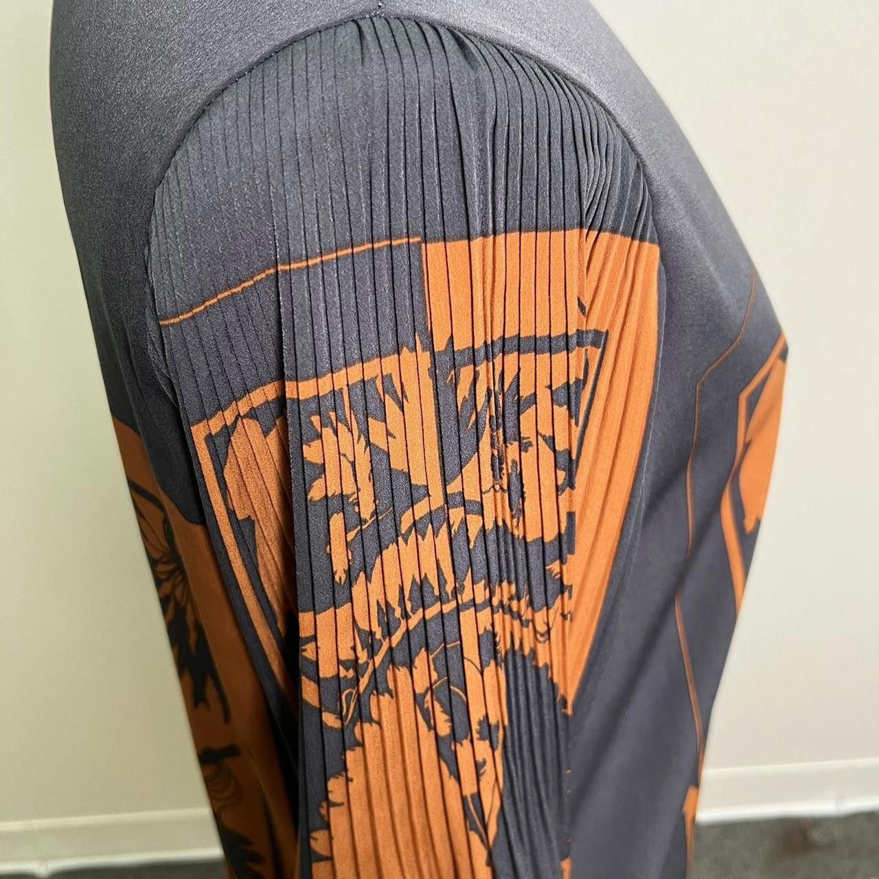 Designer Vintage Orange and Grey Shirt Size M / US 6-8 / IT 42-44 - 4 Thumbnail